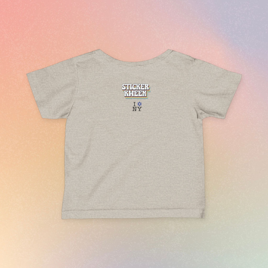 I Love NY Jewish Star Infant Tee | Jewish New York baby shirt