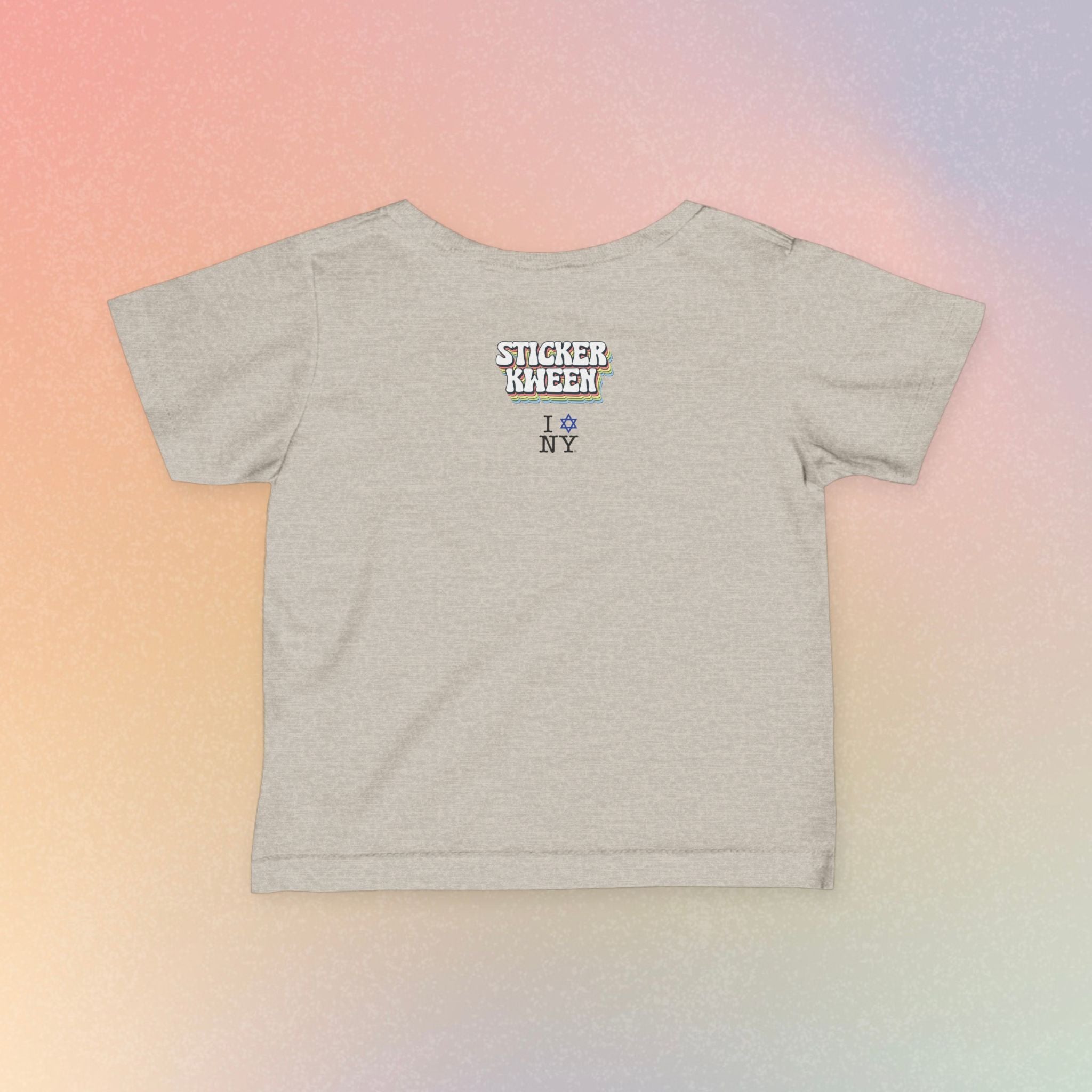I Love NY Jewish Star Infant Tee | Jewish New York baby shirt