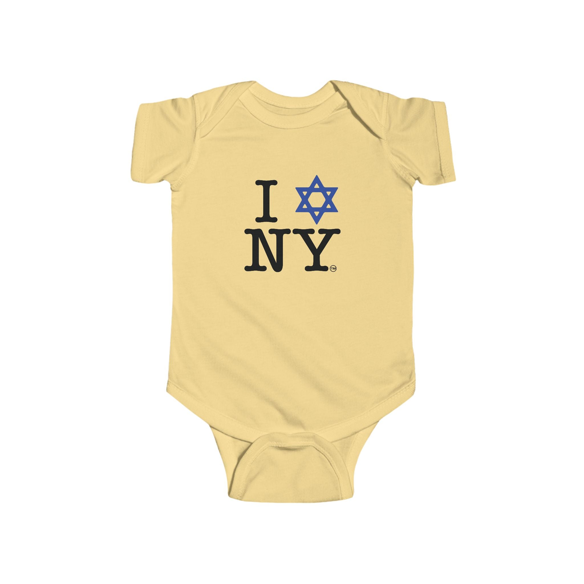 I Love NY Star of David Infant Onesie | Jewish New York Pride