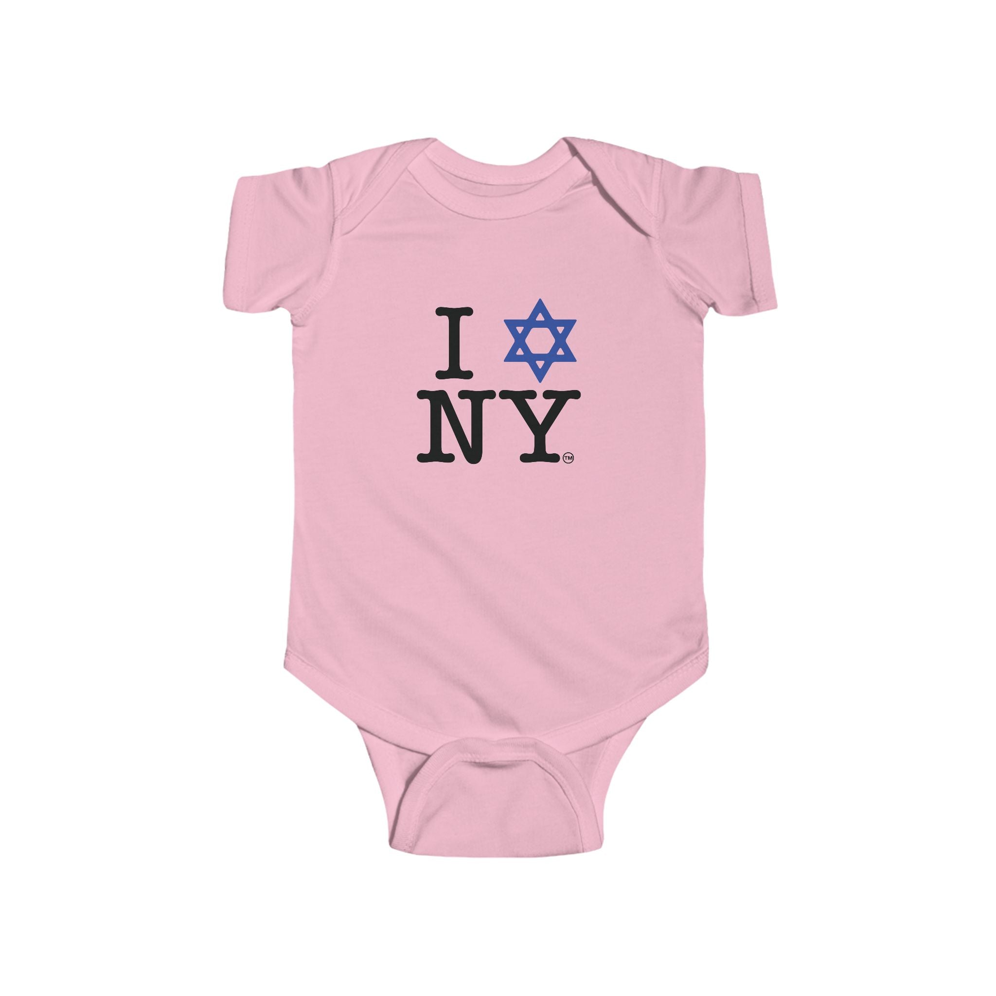 I Love NY Star of David Infant Onesie | Jewish New York Pride
