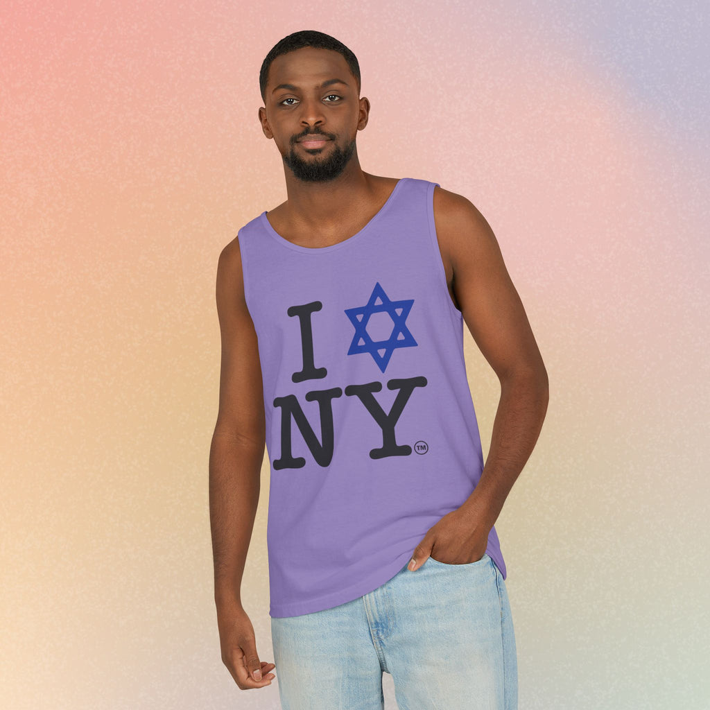 I Love NY Jewish Star Tank Top — Jewish NYC Pride Israel Love Sleeveless Tee