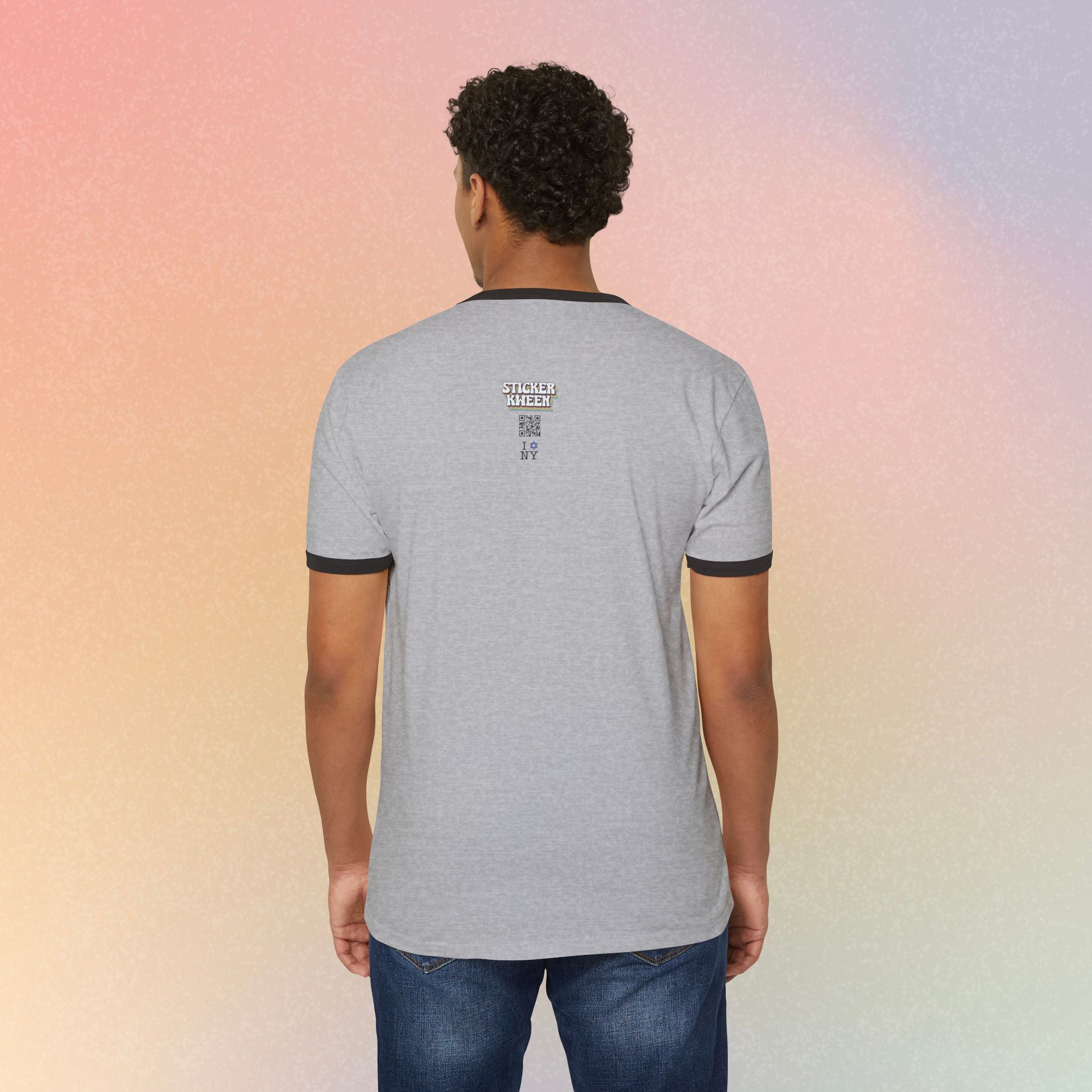I Love NY Jewish Star T-Shirt | Ringer Tee, Jewish New York Pride