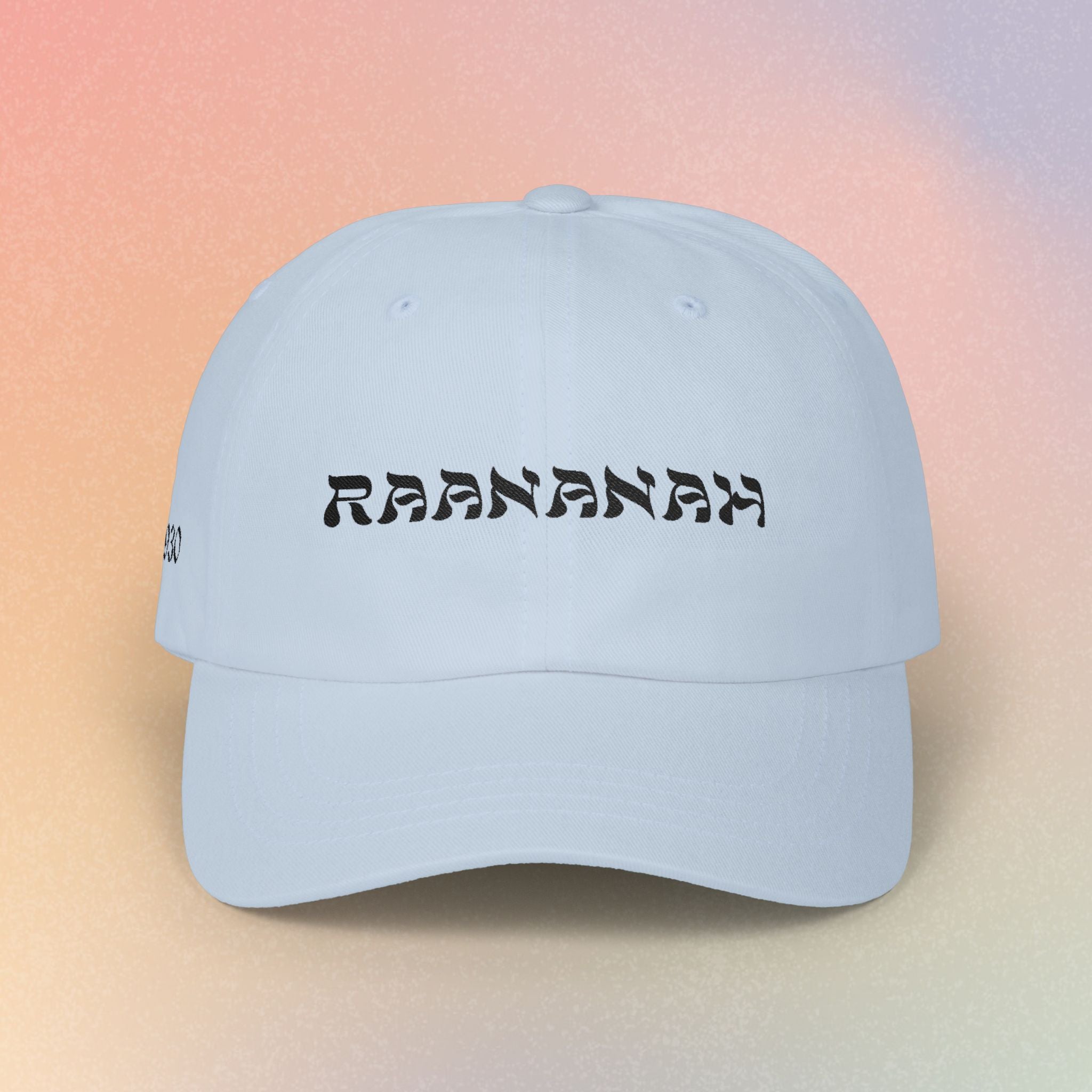 Raananah Park | 10930 | Embroidered Baseball Hat *Light Colors*