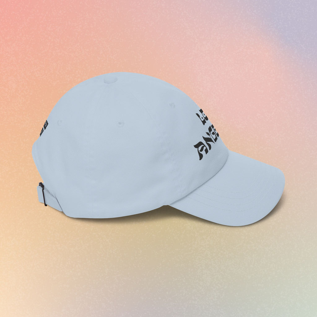 Los Angeles Hebrew Style Font Baseball Cap | LA Jewish Pride (Dark Colors)