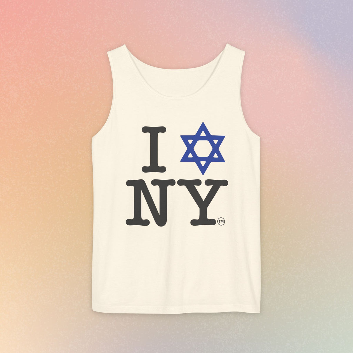 I Love NY Jewish Star Tank Top — Jewish NYC Pride Israel Love Sleeveless Tee
