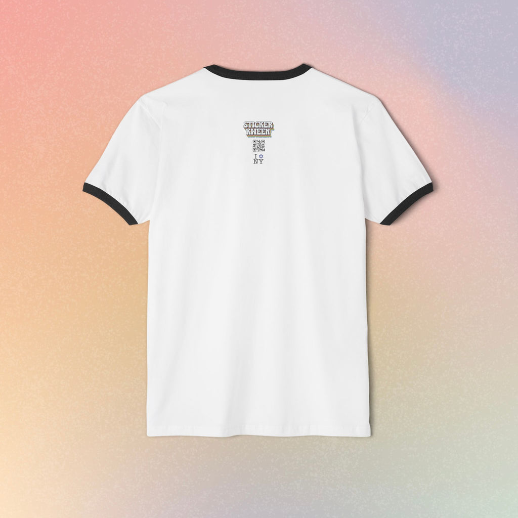 I Love NY Jewish Star T-Shirt | Ringer Tee, Jewish New York Pride