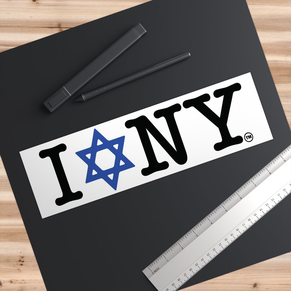 I Love New York Jewish Star Bumper Stickers