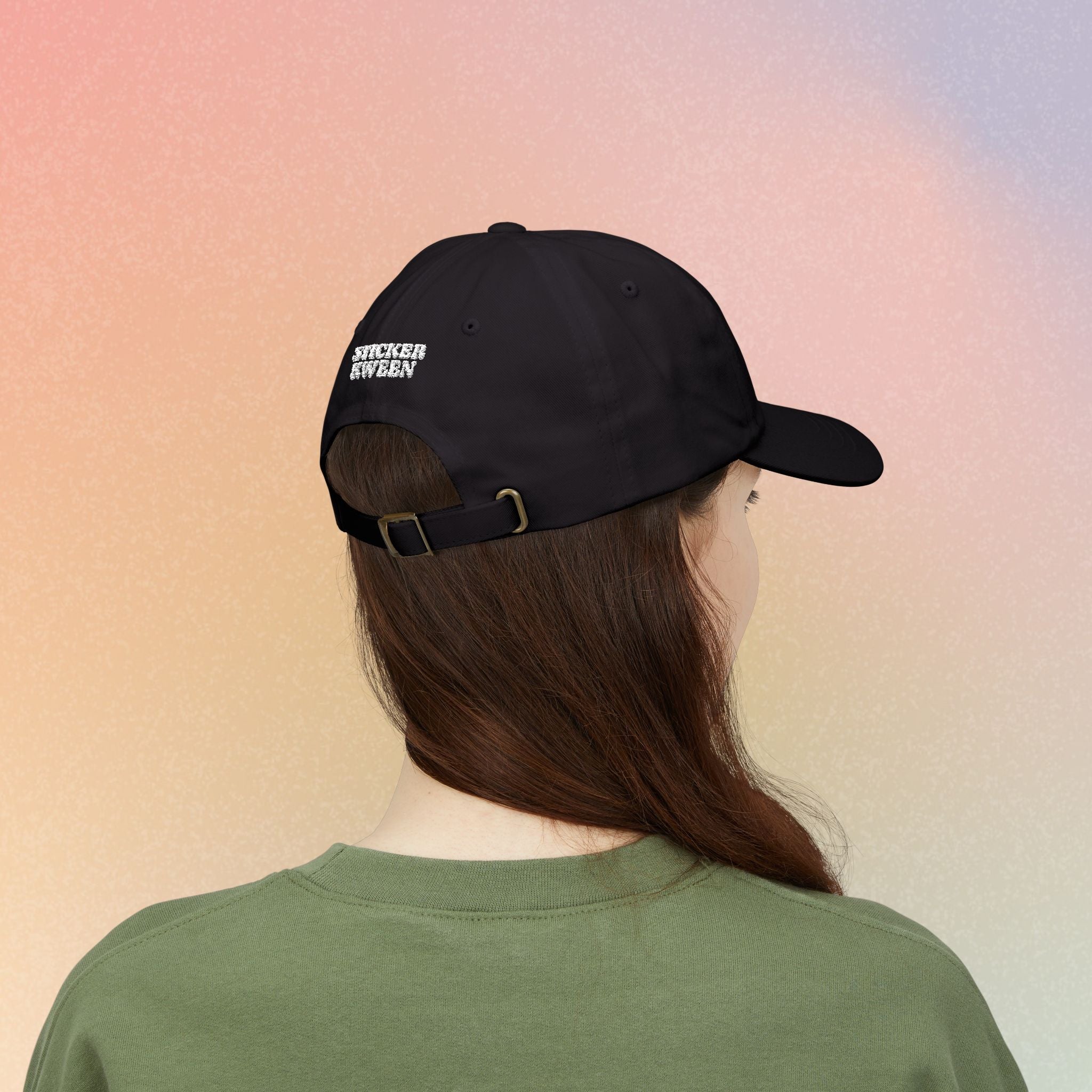Brooklyn Hebrew Script Embroidered Baseball Cap