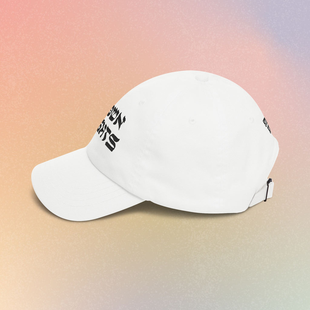 Crown Heights Hebrew Script Embroidered Baseball Cap (Light Colors)