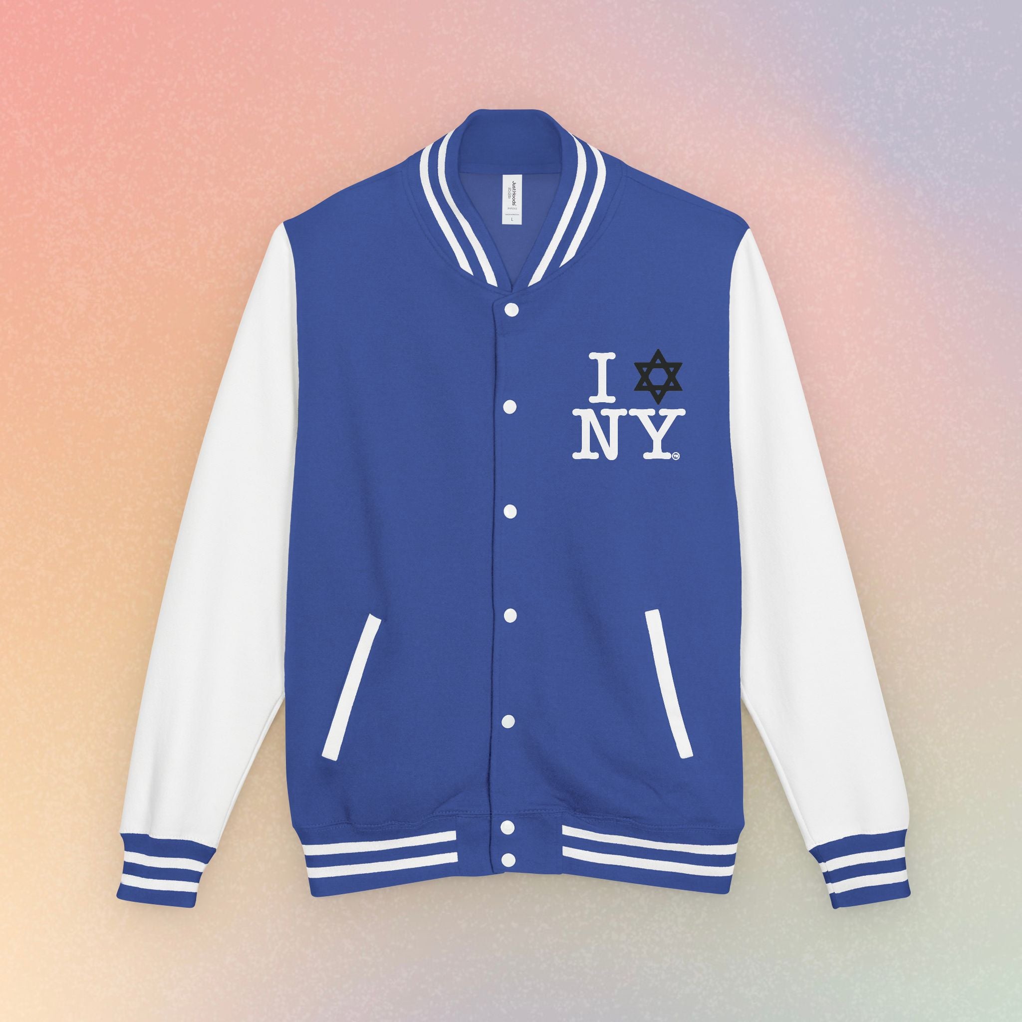 I NY Star of David Letterman Jacket | Jewish New York Varsity Jacket
