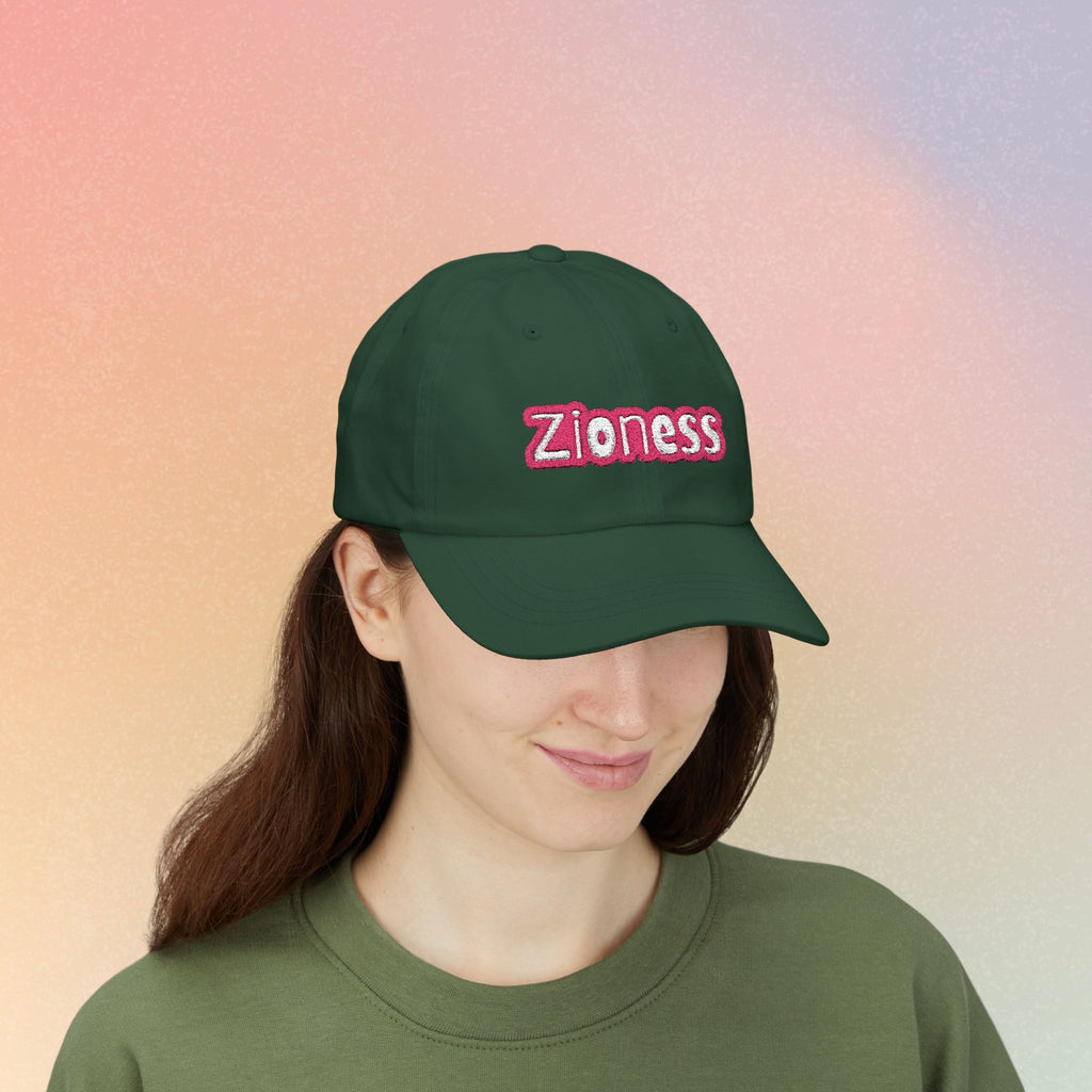 Zioness Embroidered (Dark Colors) Adjustable Baseball Cap