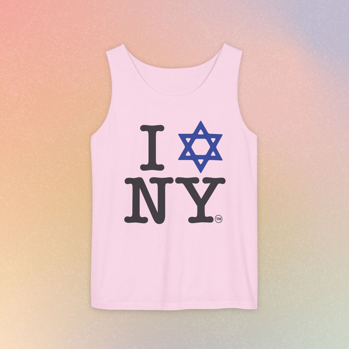 I Love NY Jewish Star Tank Top — Jewish NYC Pride Israel Love Sleeveless Tee