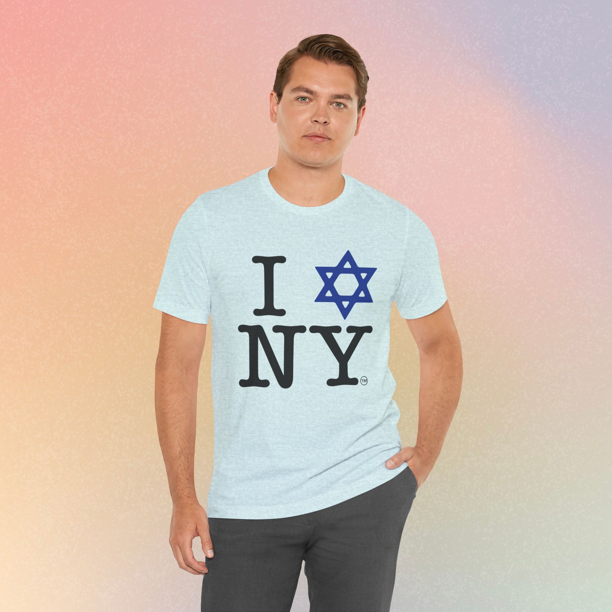 I Love NY Jewish Star T-Shirt | Jewish New York Pride Tee