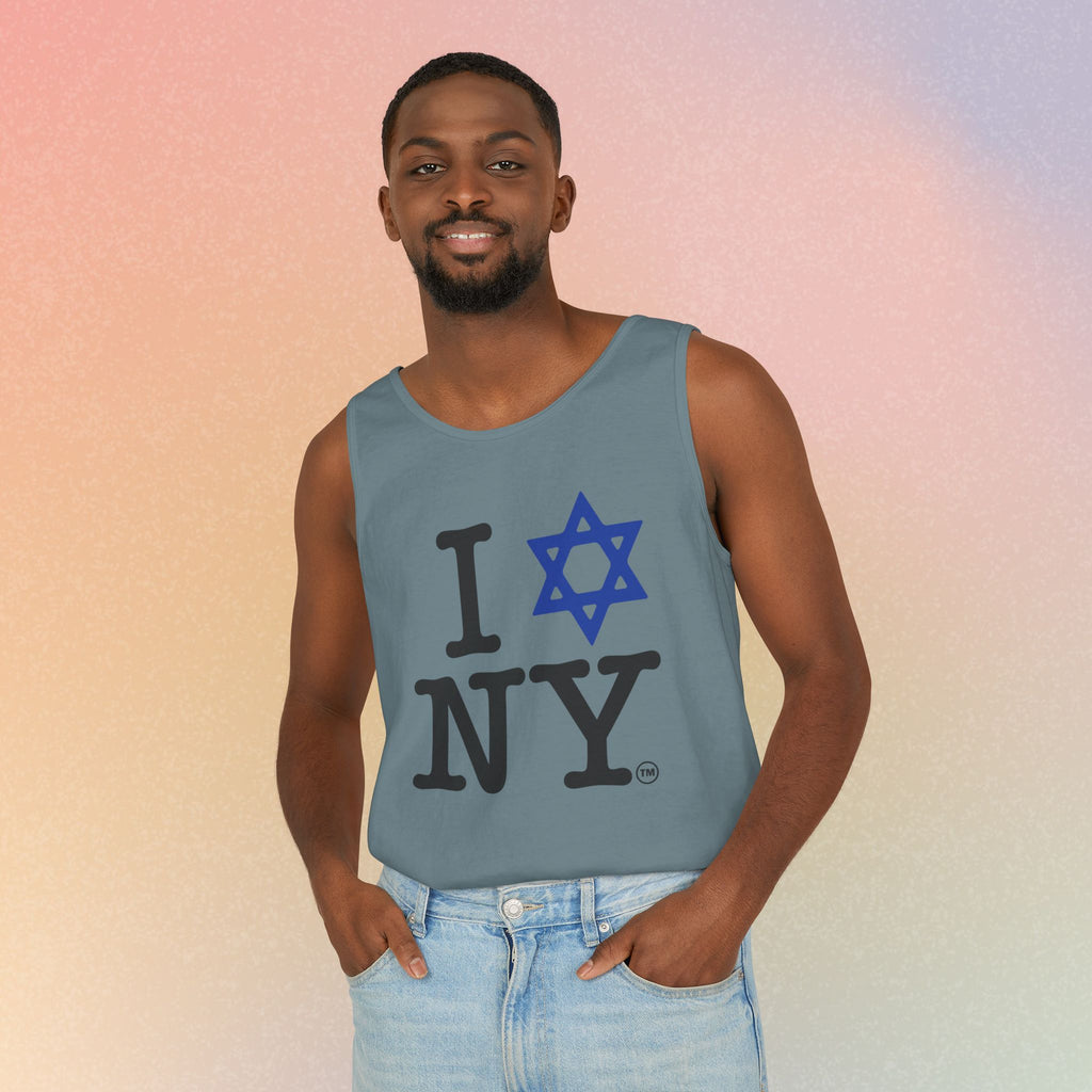 I Love NY Jewish Star Tank Top — Jewish NYC Pride Israel Love Sleeveless Tee