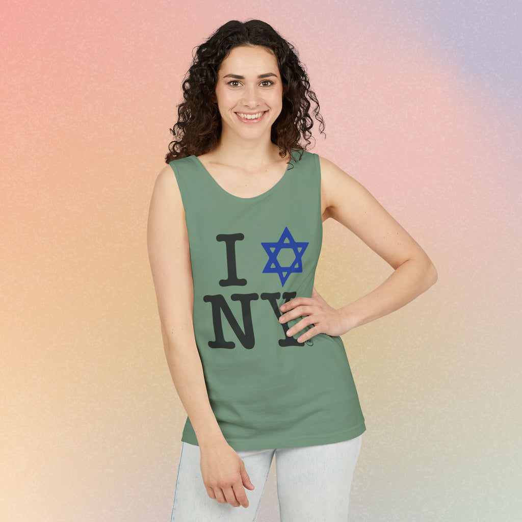 I Love NY Jewish Star Tank Top — Jewish NYC Pride Israel Love Sleeveless Tee