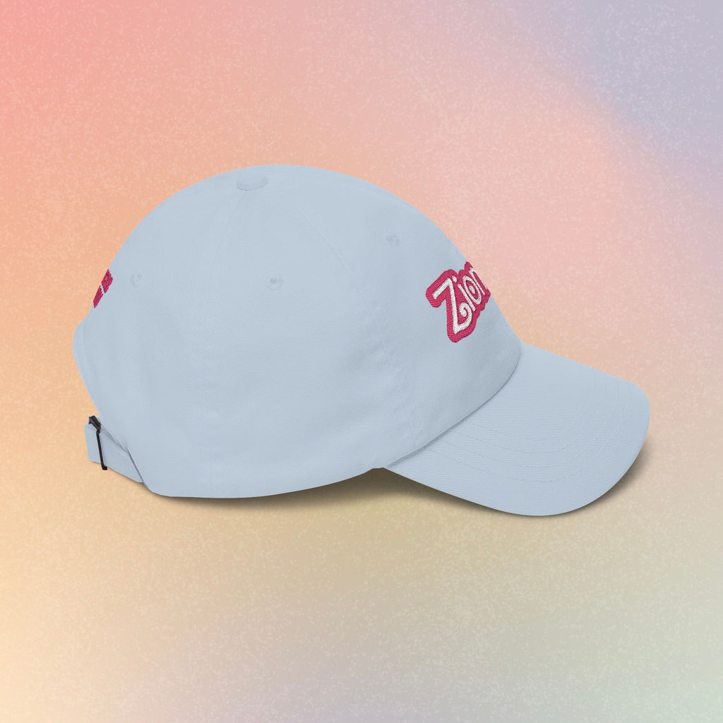 Zioness Embroidered Baseball Cap – Pink Barbie Font Jewish Pride Baseball Hat