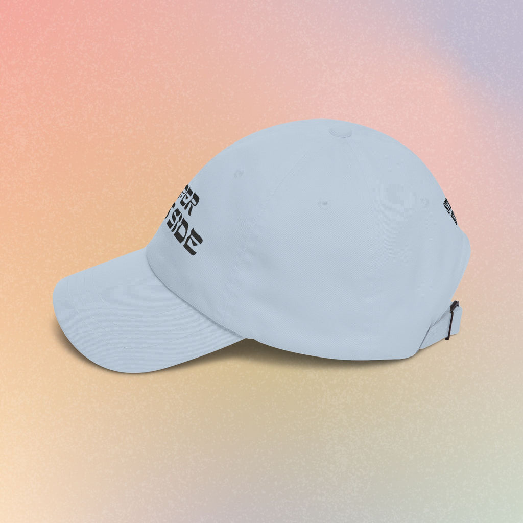 Upper West Side Hebrew Font Baseball Cap | NYC Jewish Pride (Light Colors)