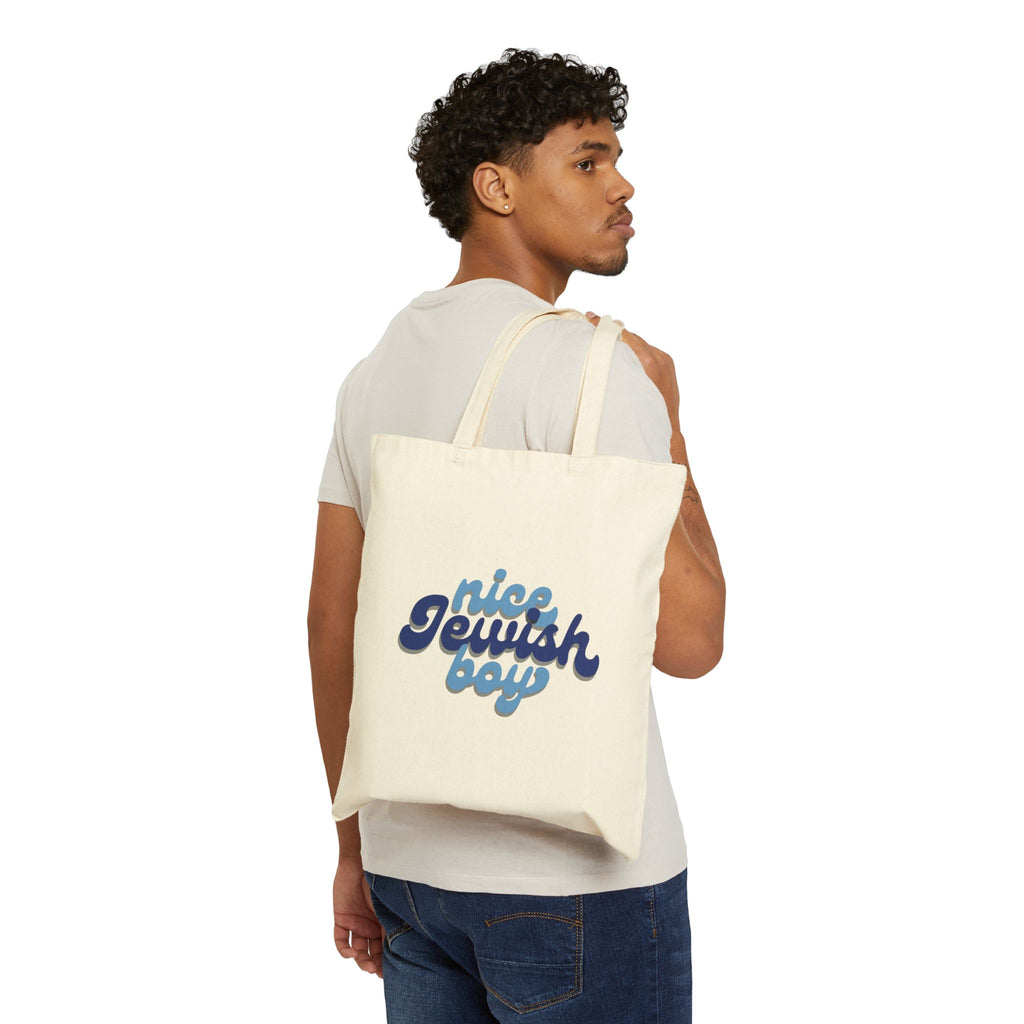 Nice Jewish Boy - Cotton Canvas Tote Bag