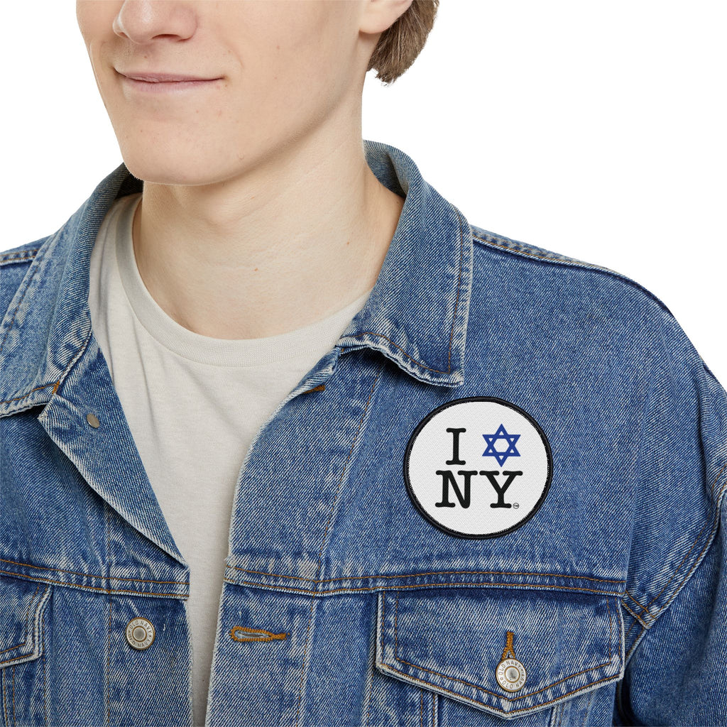Iron-On Patch — I Love NY Star of David NYC Pride Patch
