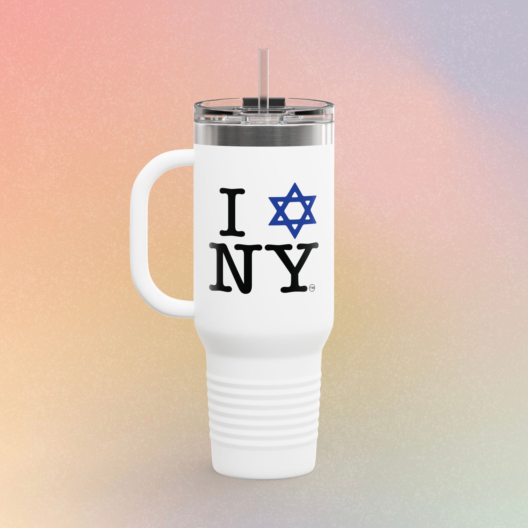 I Love NY Jewish Star - Stainless Steel 40oz Insulated Tumbler