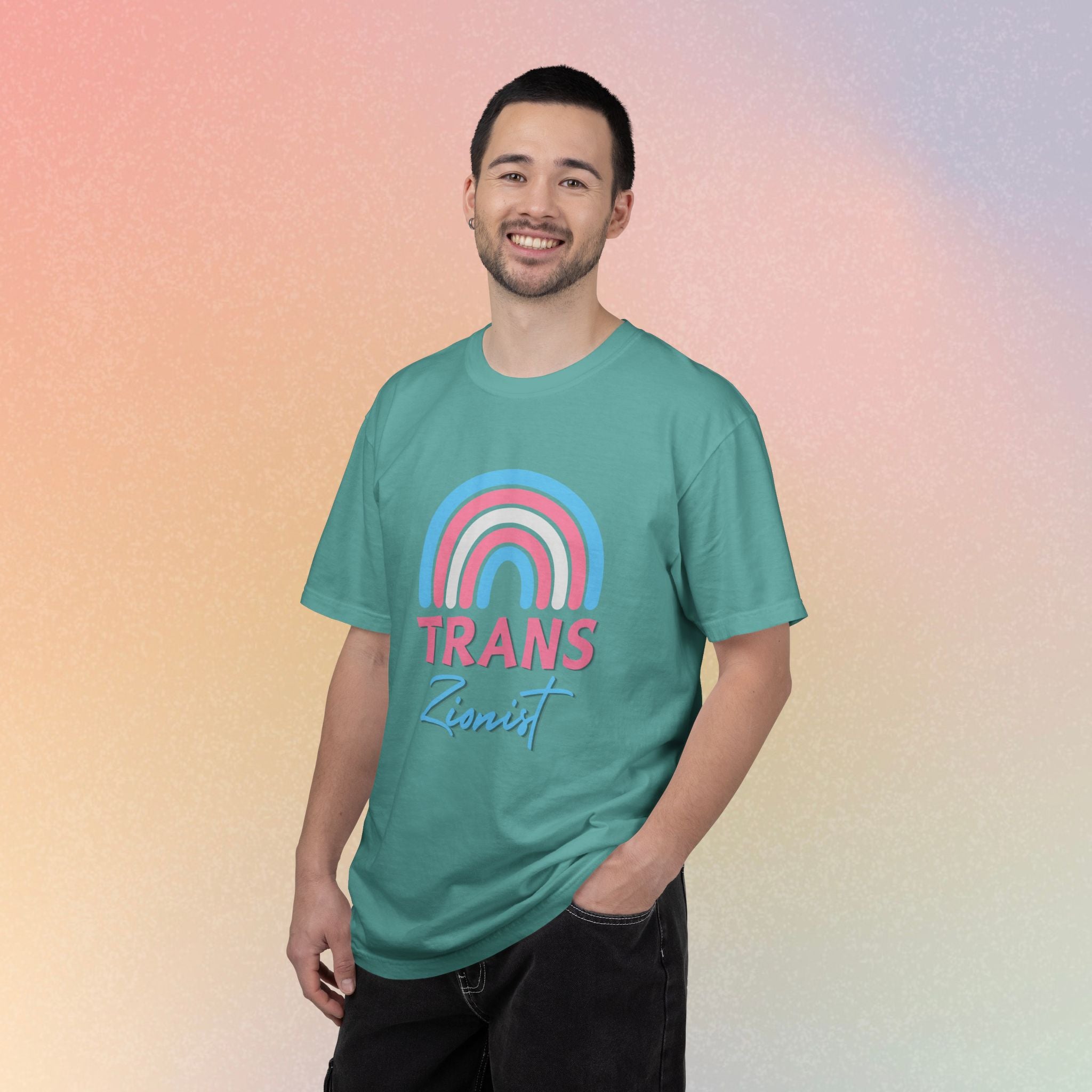 Trans Zion T-Shirt - Rainbow Transgender Pride Tee