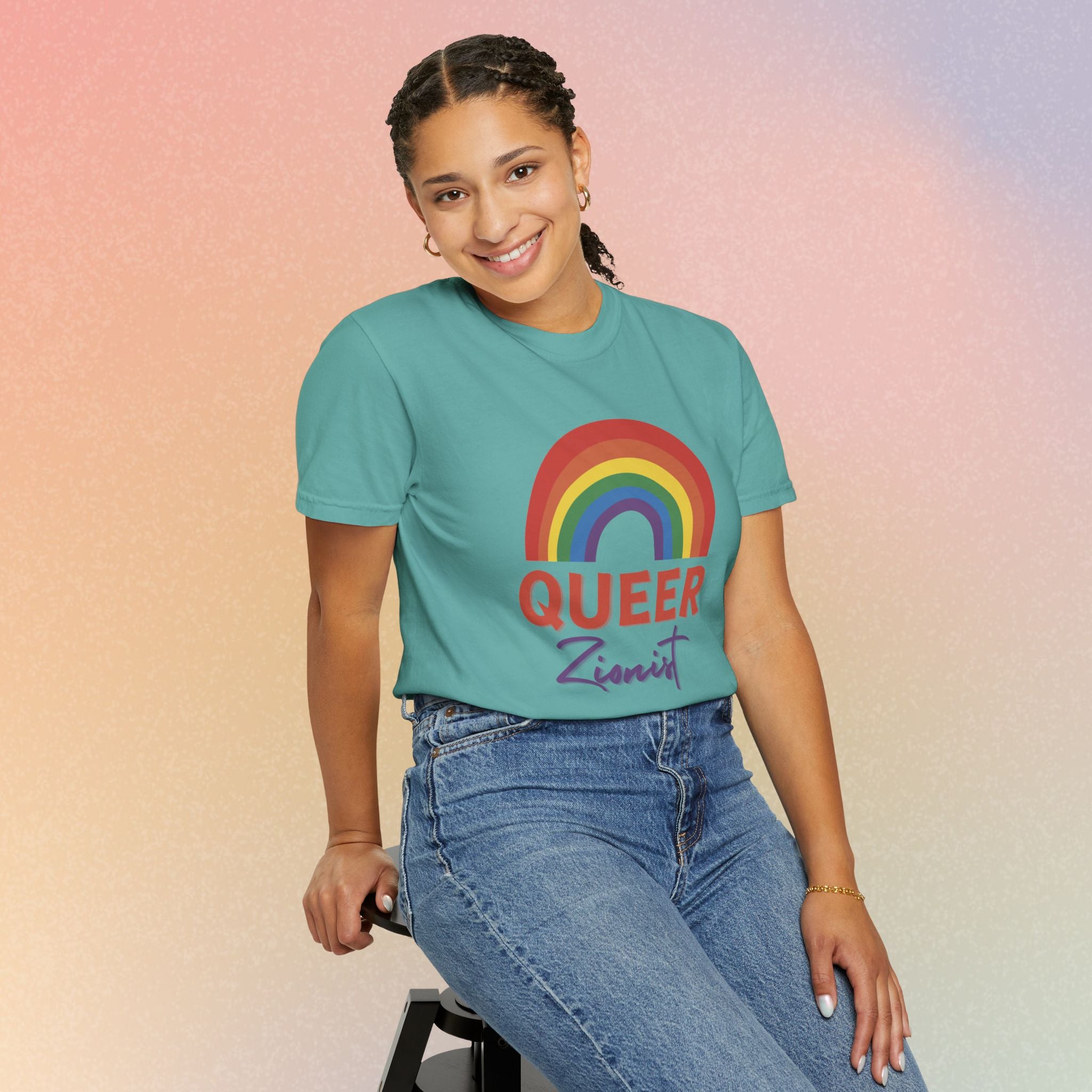 Queer Zion T-Shirt - Rainbow Transgender Pride Tee