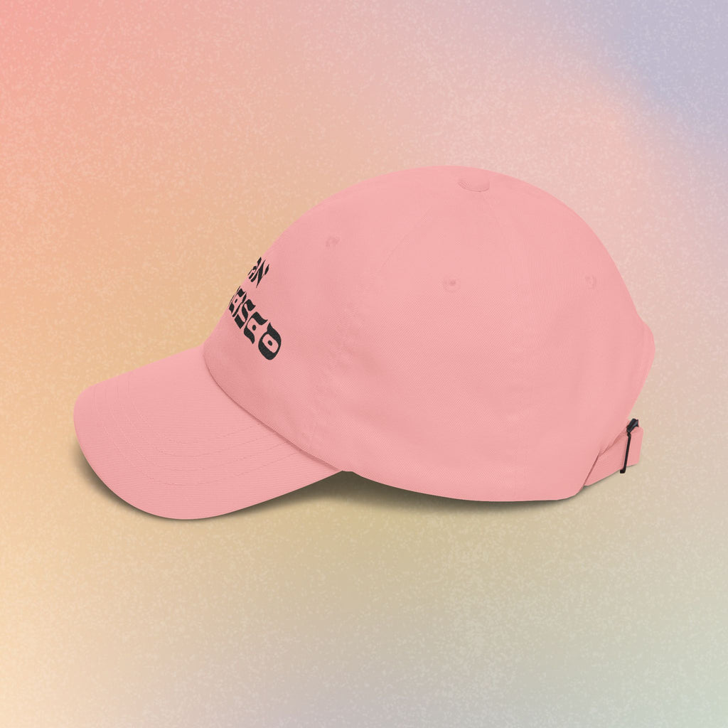 San Francisco Hebrew Style Font Baseball Hat | SF Jewish Pride (Light Colors)