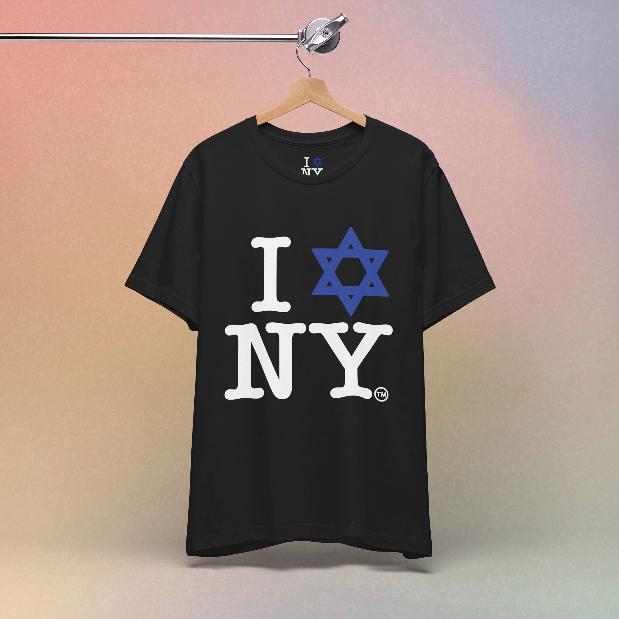 I Love New York Jewish Star of David T-Shirt - Jewish New York Pride