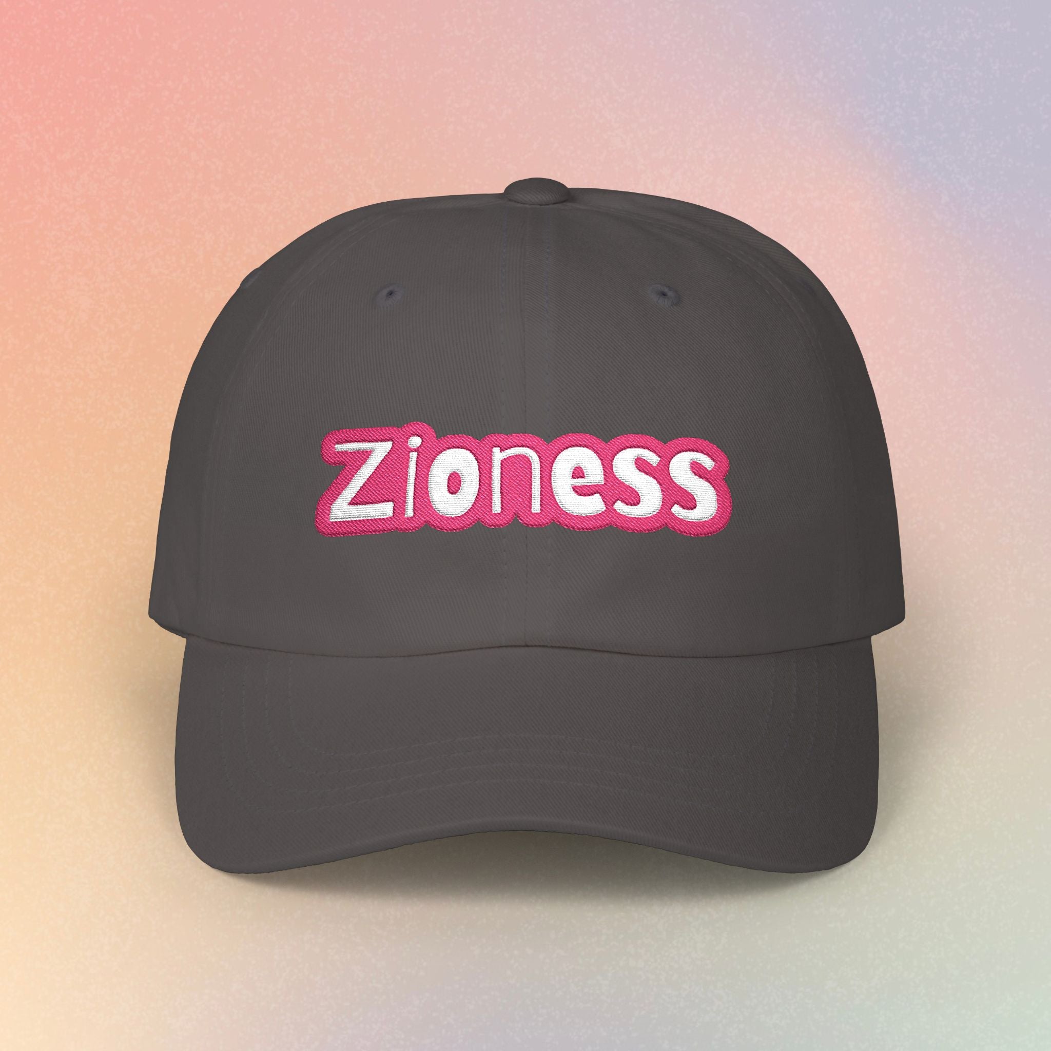 Zioness Embroidered (Dark Colors) Adjustable Baseball Cap