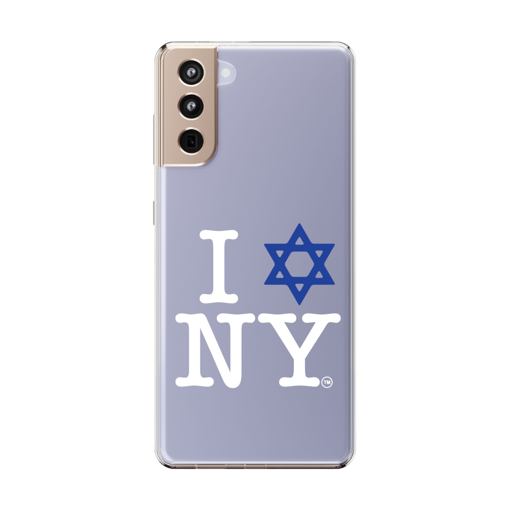 I Love NY Jewish Star Phone Case | Clear Case, Jewish New York Design