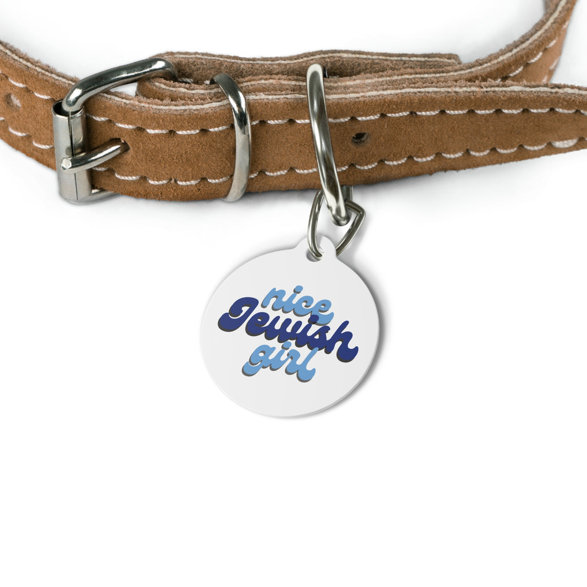 Nice Jewish Girl Pet Tag