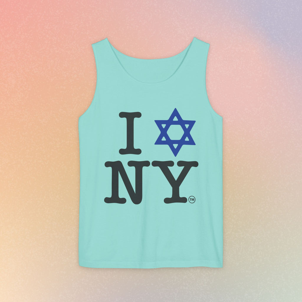 I Love NY Jewish Star Tank Top — Jewish NYC Pride Israel Love Sleeveless Tee