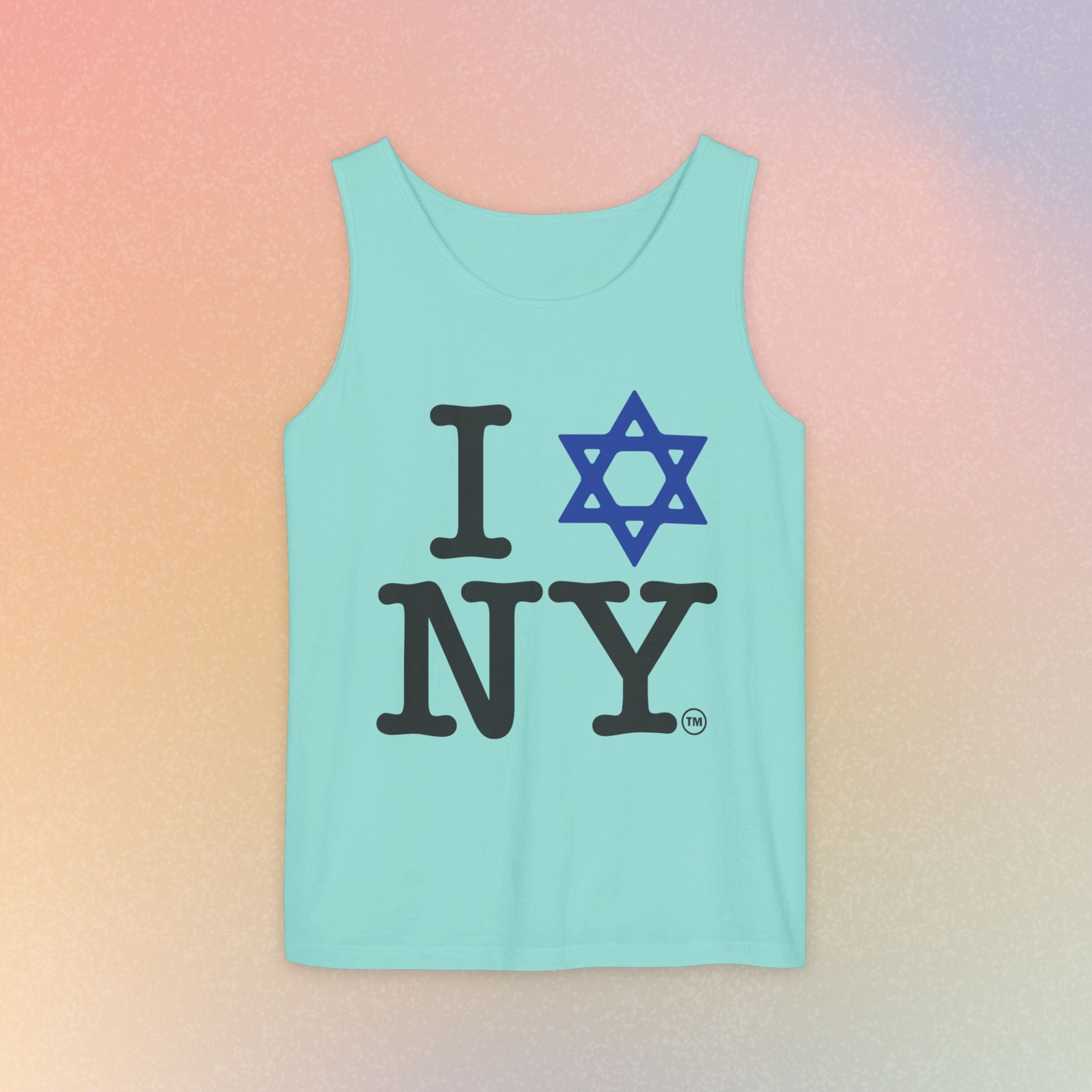 I Love NY Jewish Star Tank Top — Jewish NYC Pride Israel Love Sleeveless Tee