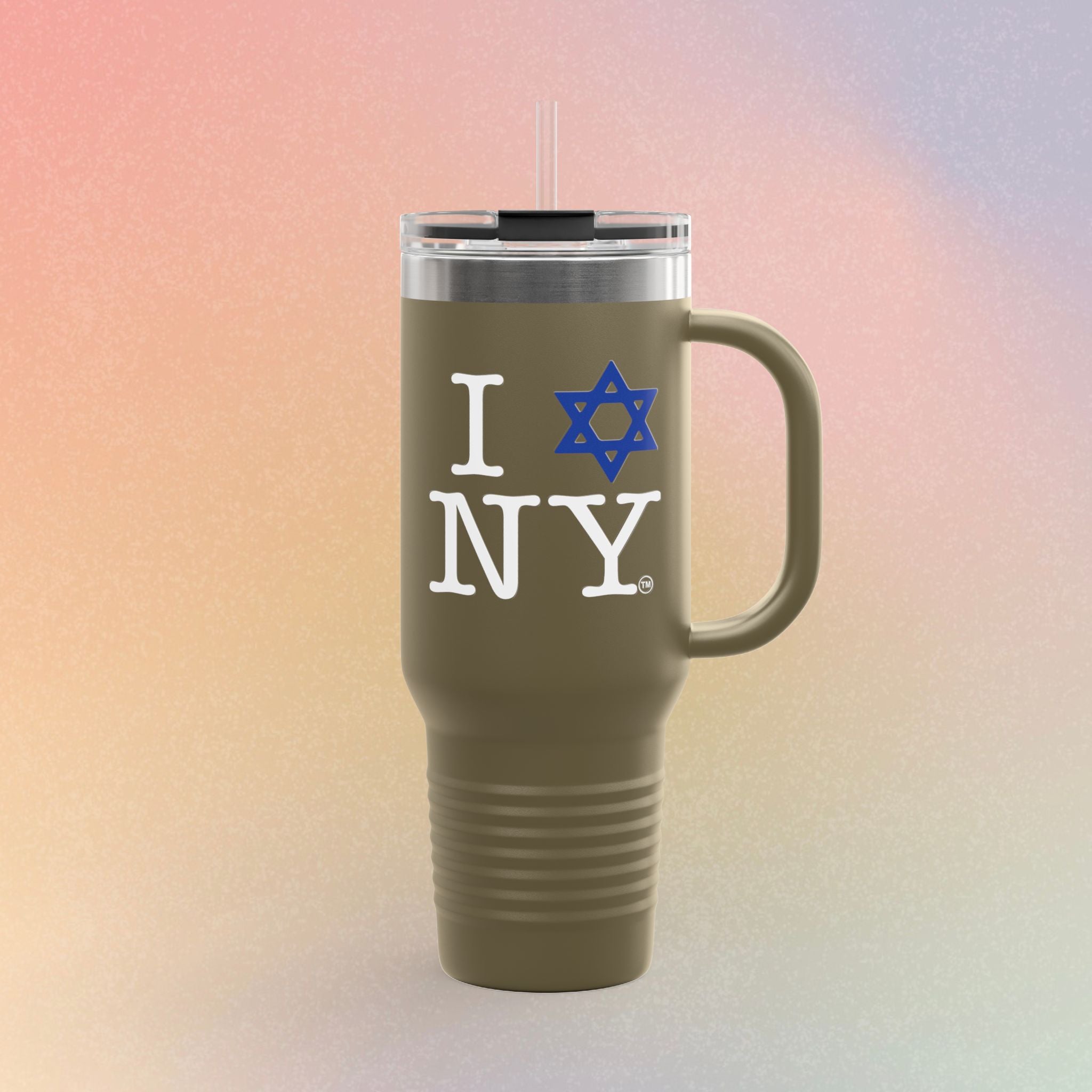 I Love NY Jewish Star - Stainless Steel 40oz Insulated Tumbler