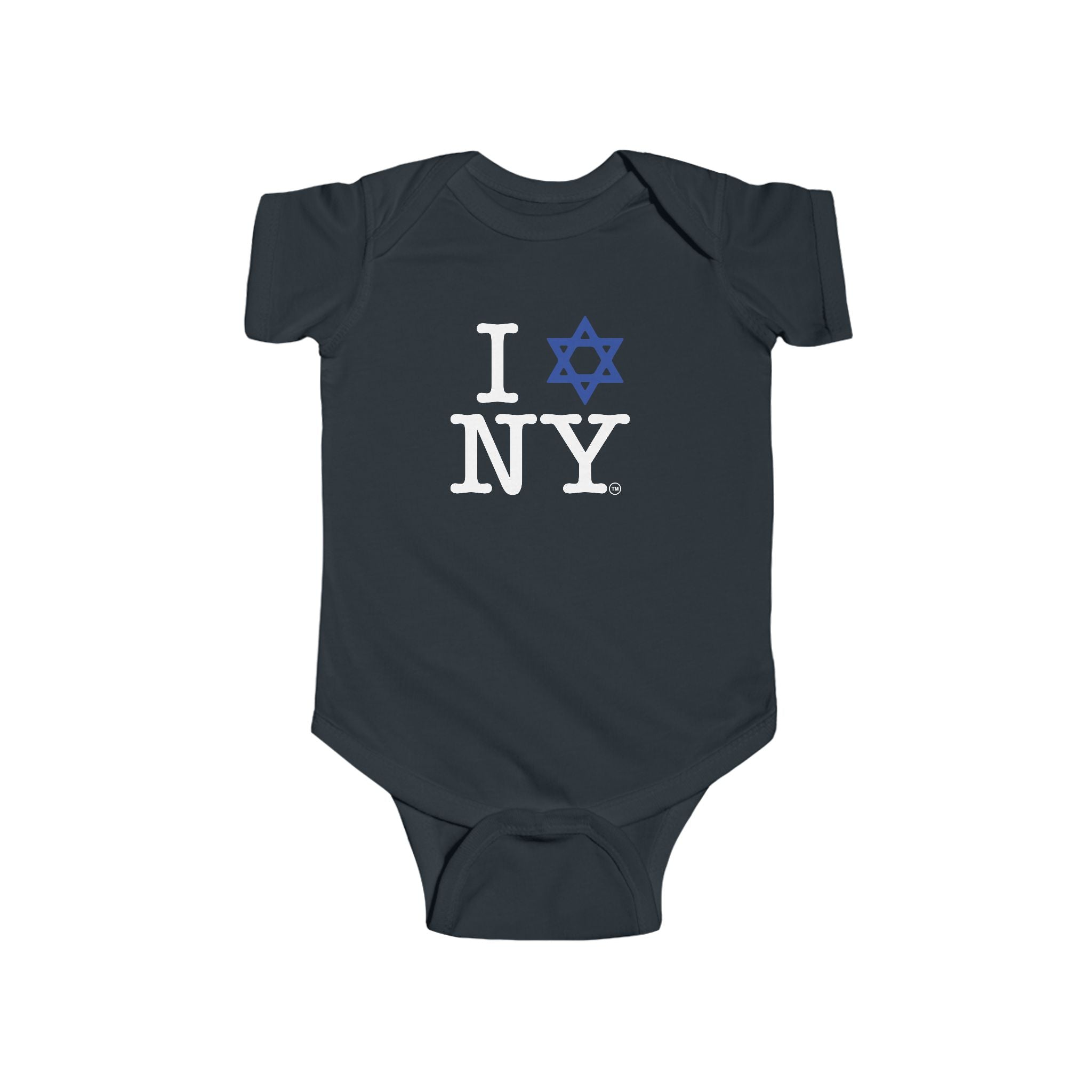 I Love NY Star of David Infant Onesie | Jewish New York Pride
