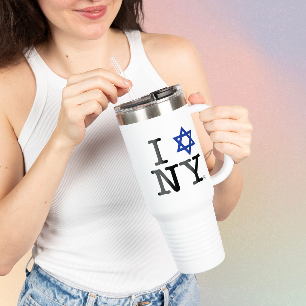 I Love NY Jewish Star - Stainless Steel 40oz Insulated Tumbler