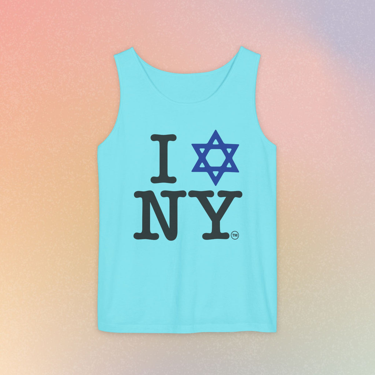 I Love NY Jewish Star Tank Top — Jewish NYC Pride Israel Love Sleeveless Tee