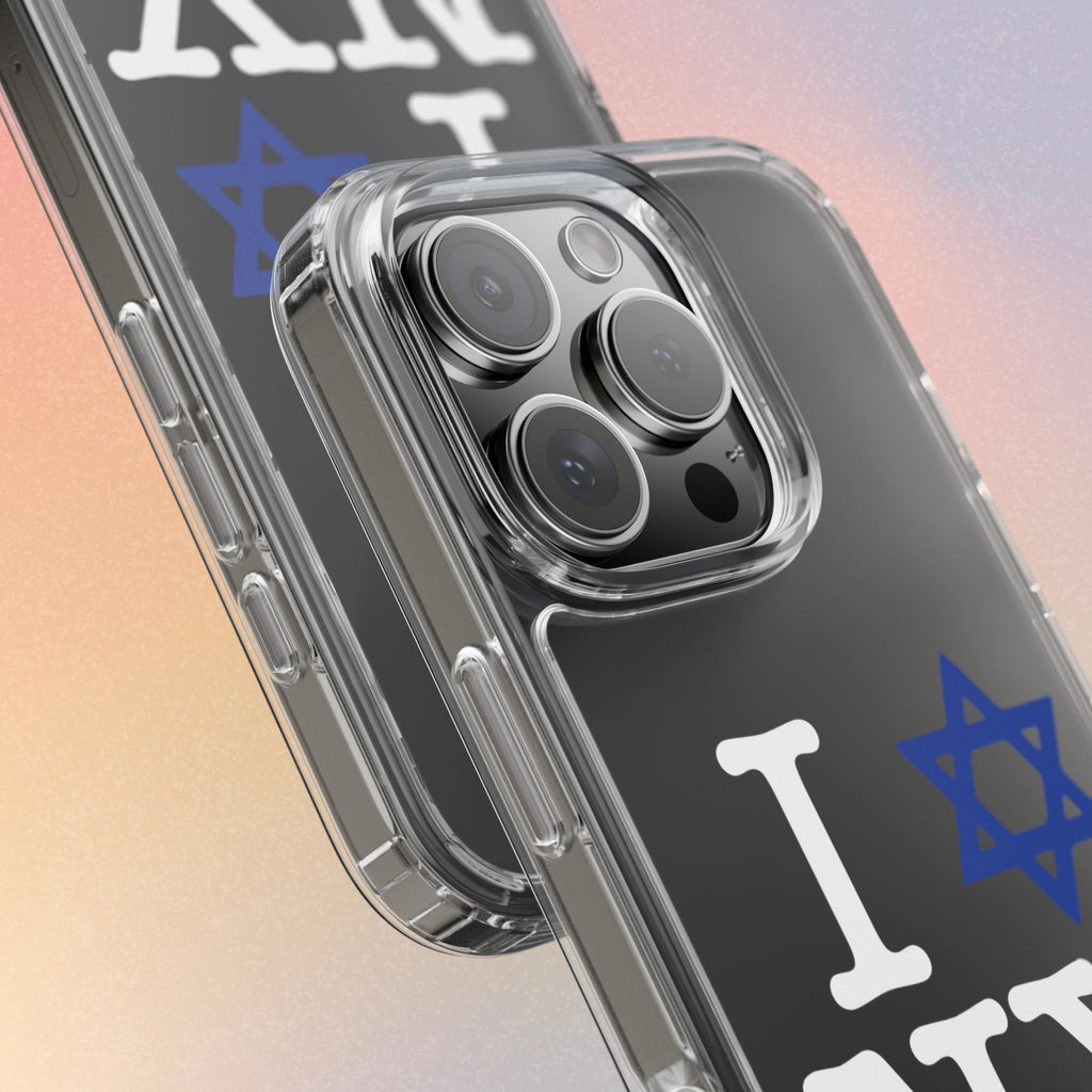 I Love NY Jewish Star Phone Case | Clear Case, Jewish New York Design