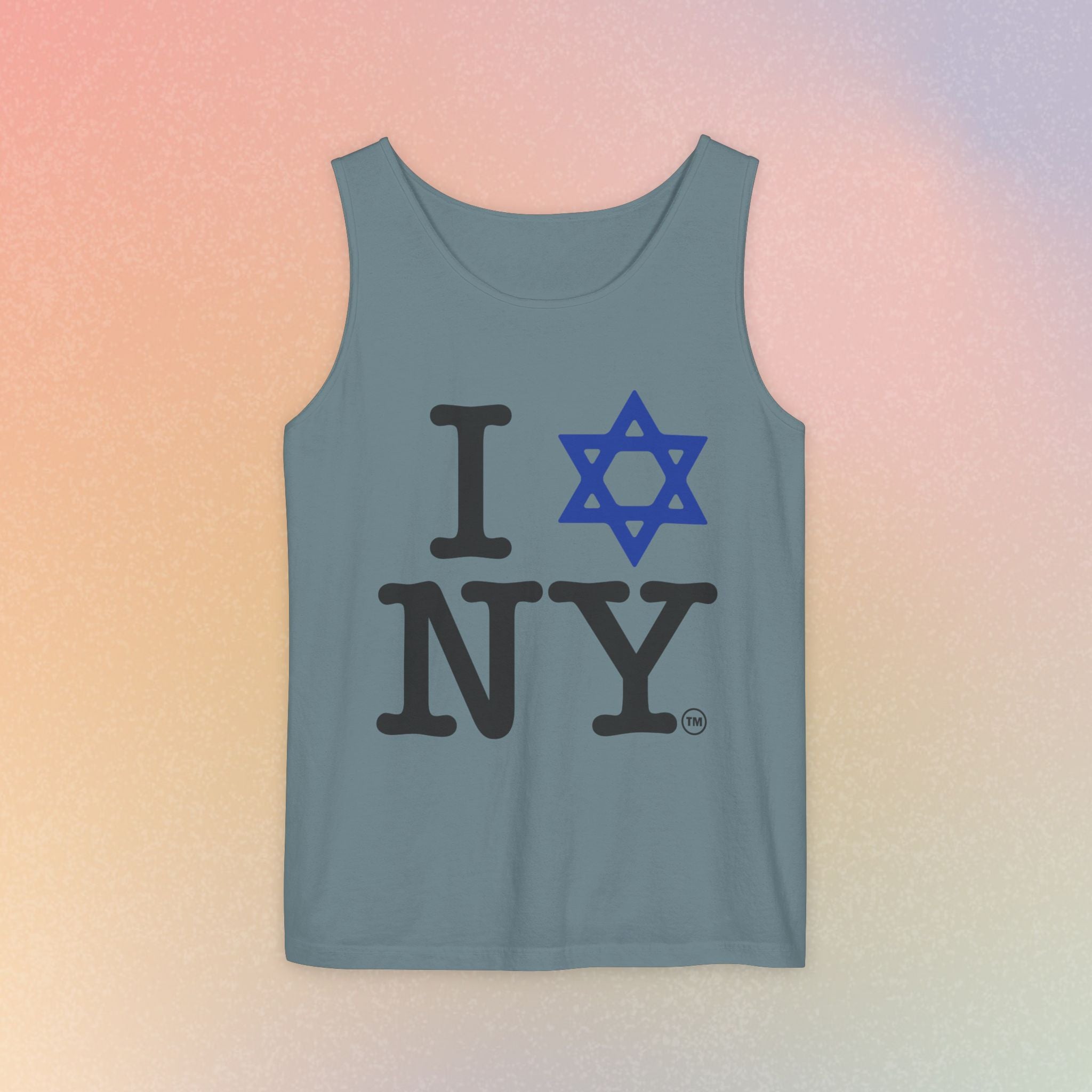 I Love NY Jewish Star Tank Top — Jewish NYC Pride Israel Love Sleeveless Tee