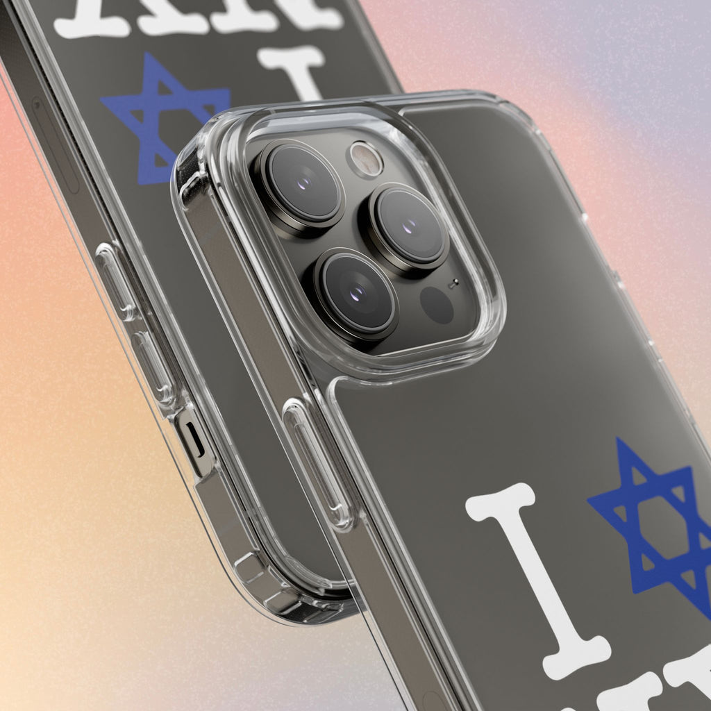 I Love NY Jewish Star Phone Case | Clear Case, Jewish New York Design