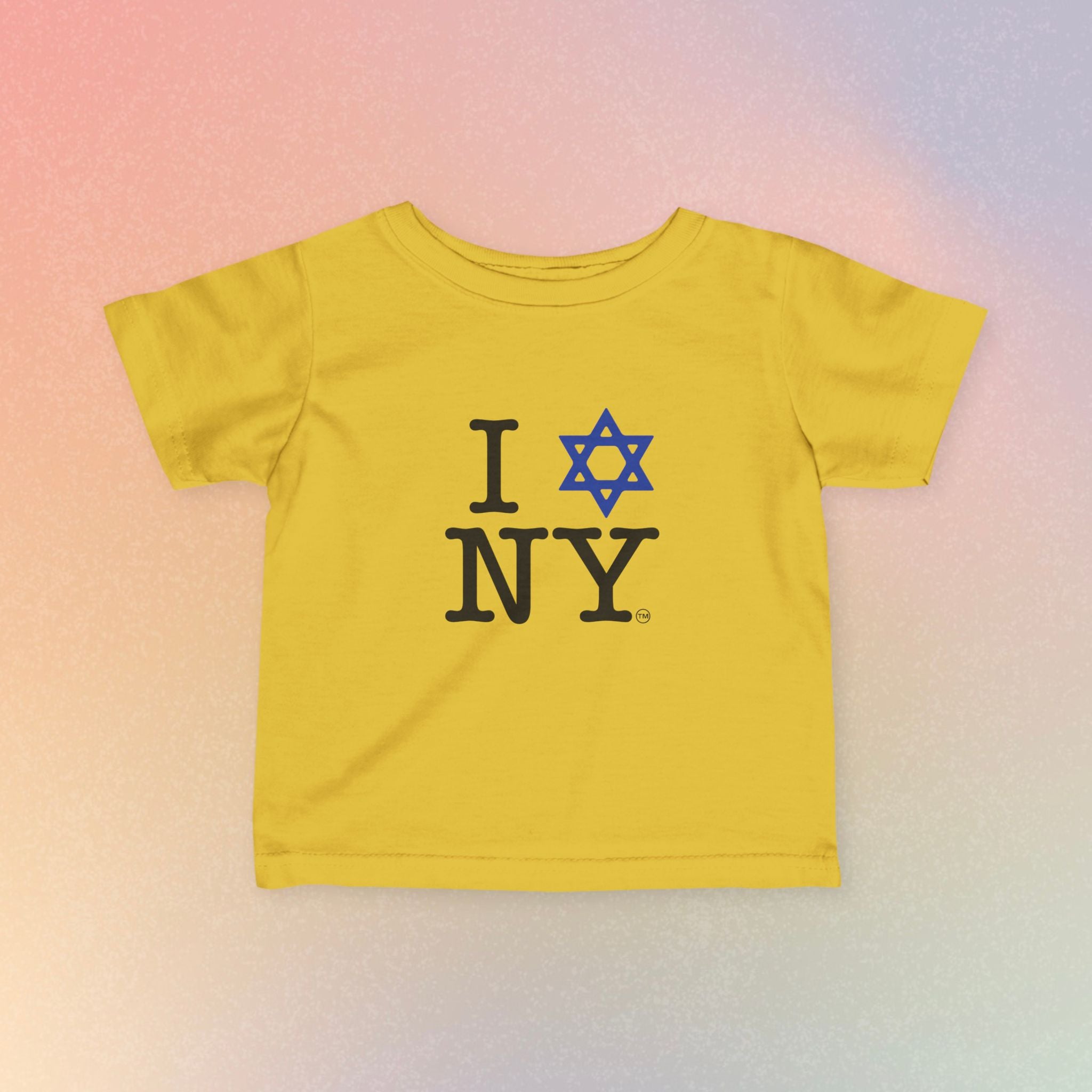 I Love NY Jewish Star Infant Tee | Jewish New York baby shirt