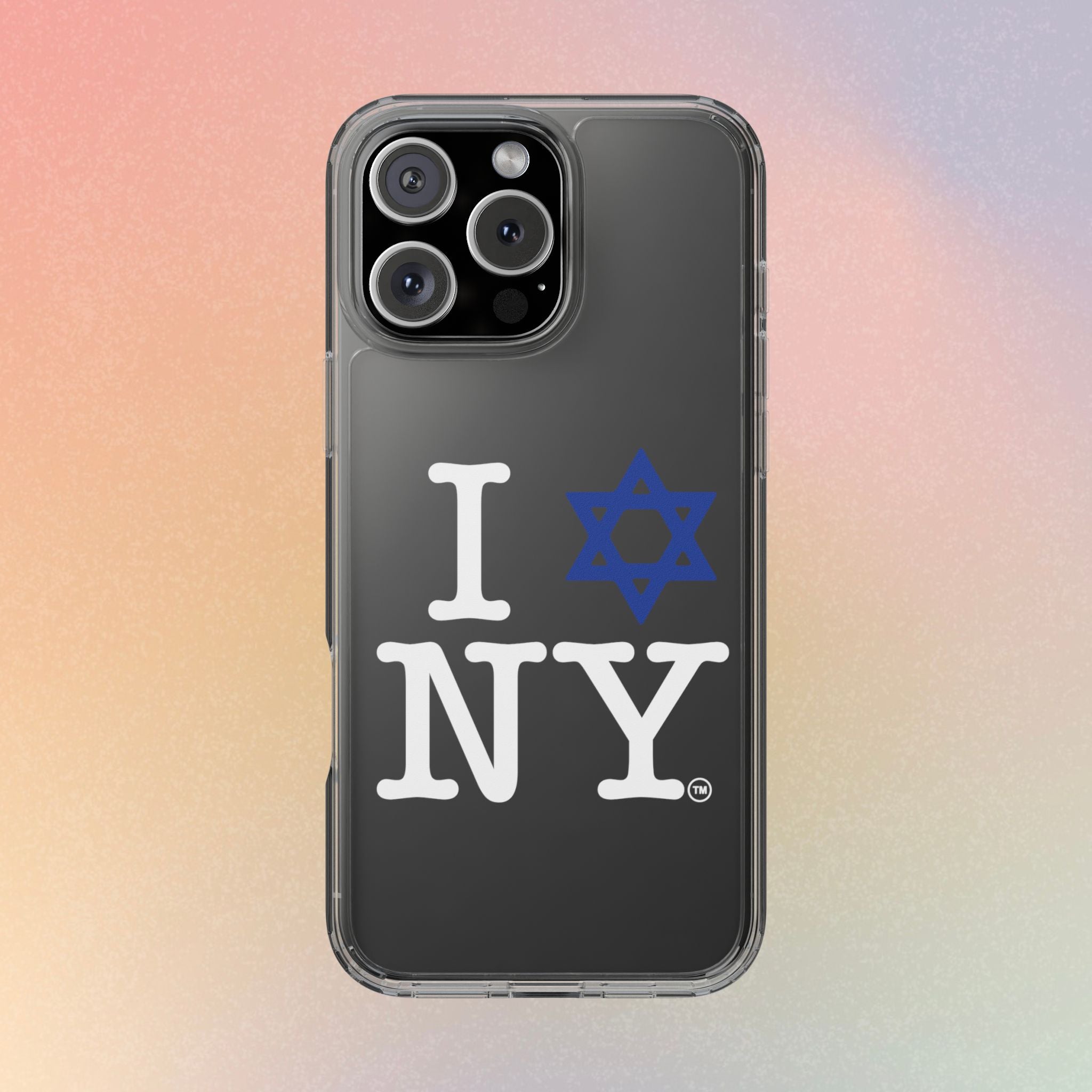 I Love NY Jewish Star Phone Case | Clear Case, Jewish New York Design
