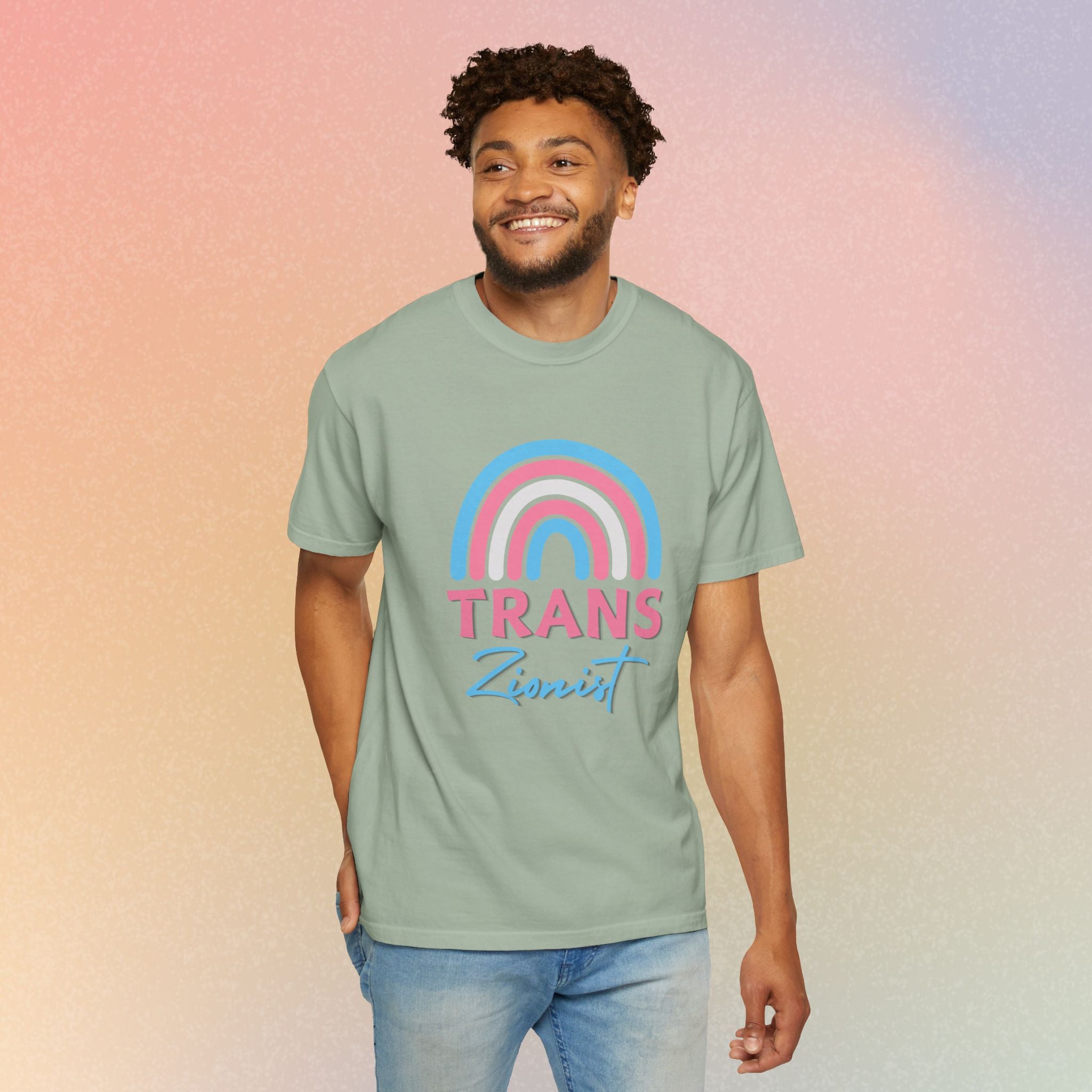 Trans Zion T-Shirt - Rainbow Transgender Pride Tee