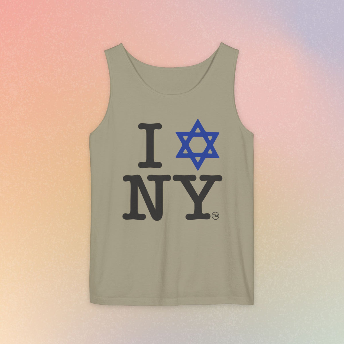 I Love NY Jewish Star Tank Top — Jewish NYC Pride Israel Love Sleeveless Tee