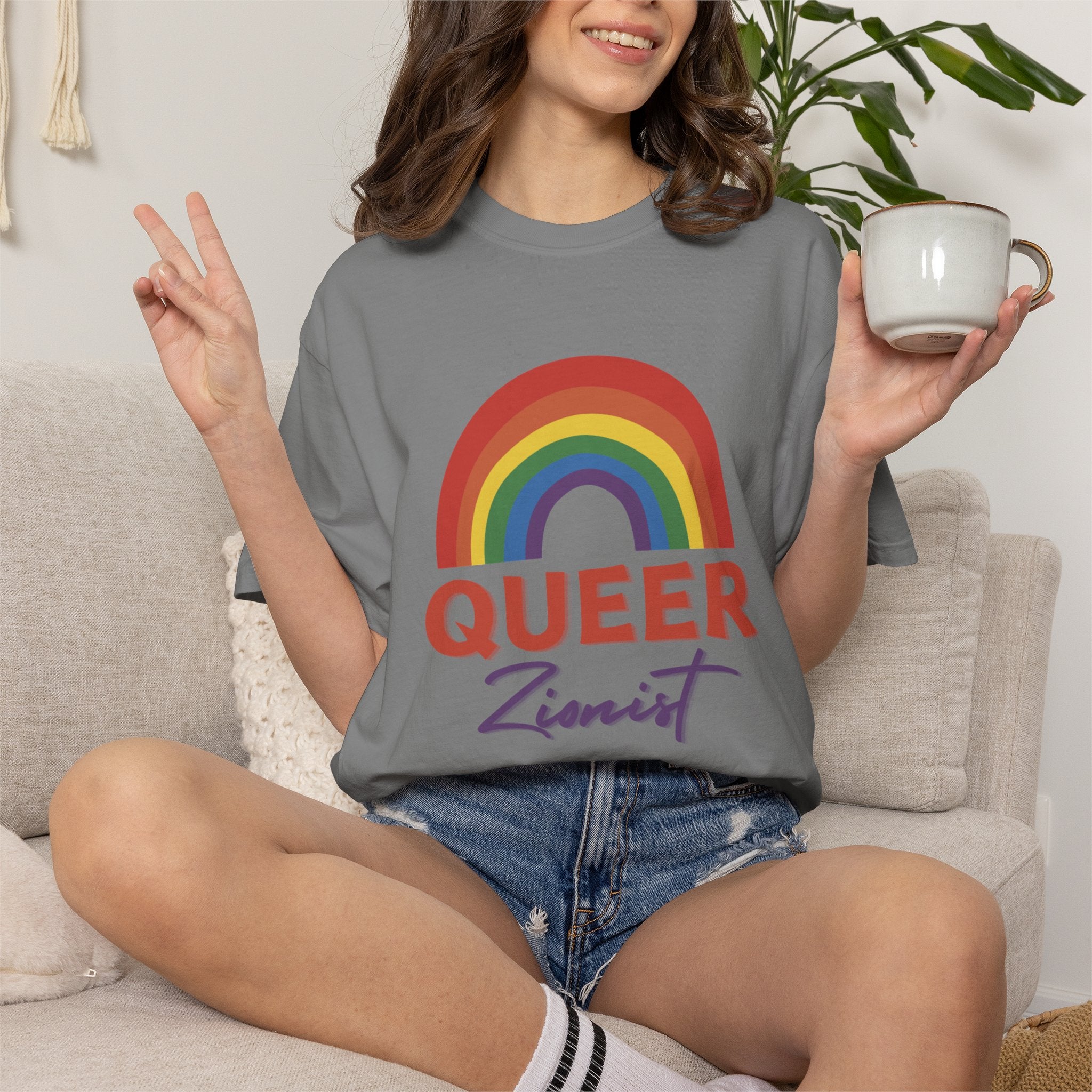 Queer Zion T-Shirt - Rainbow Transgender Pride Tee