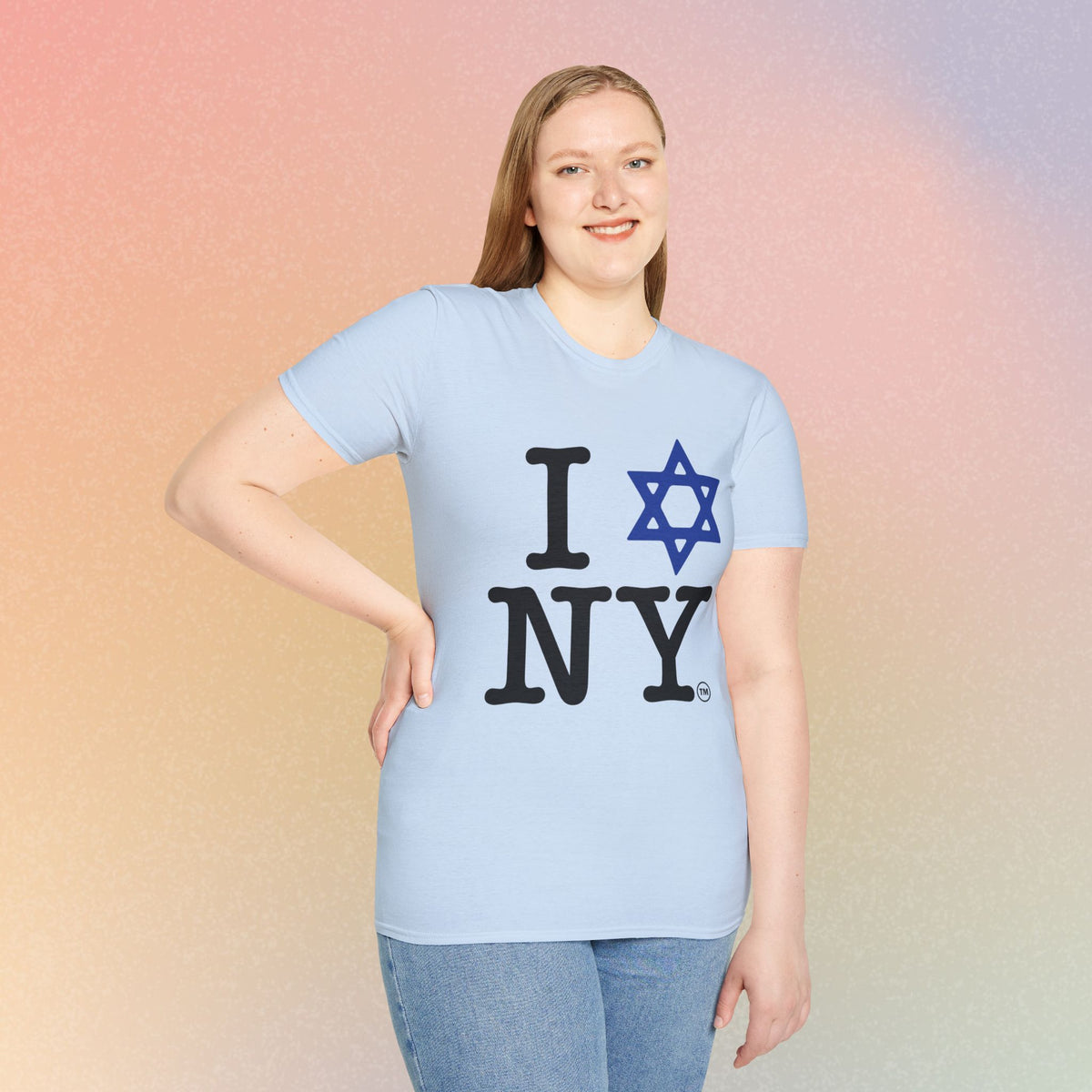 I Love NY Jewish Star Unisex Softstyle T-Shirt
