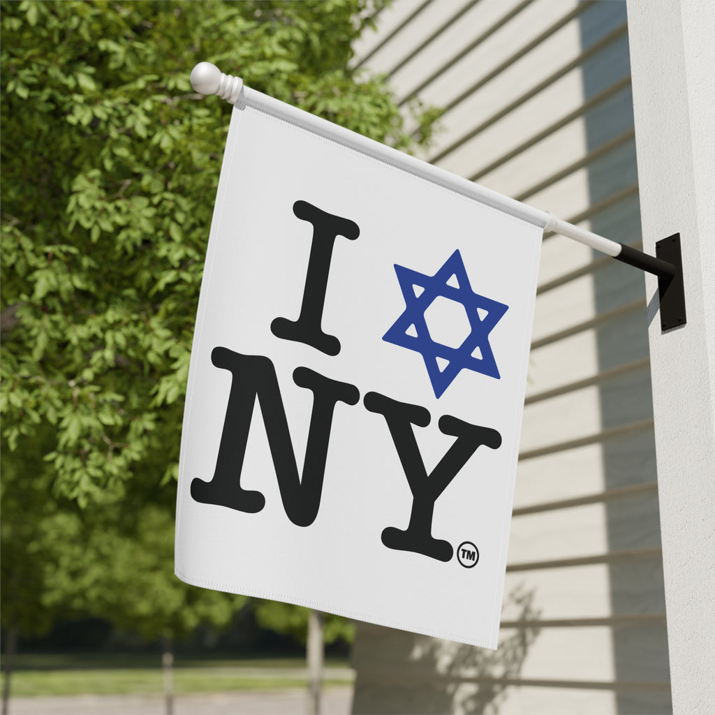 I Love NY Jewish Star Garden & House Banner