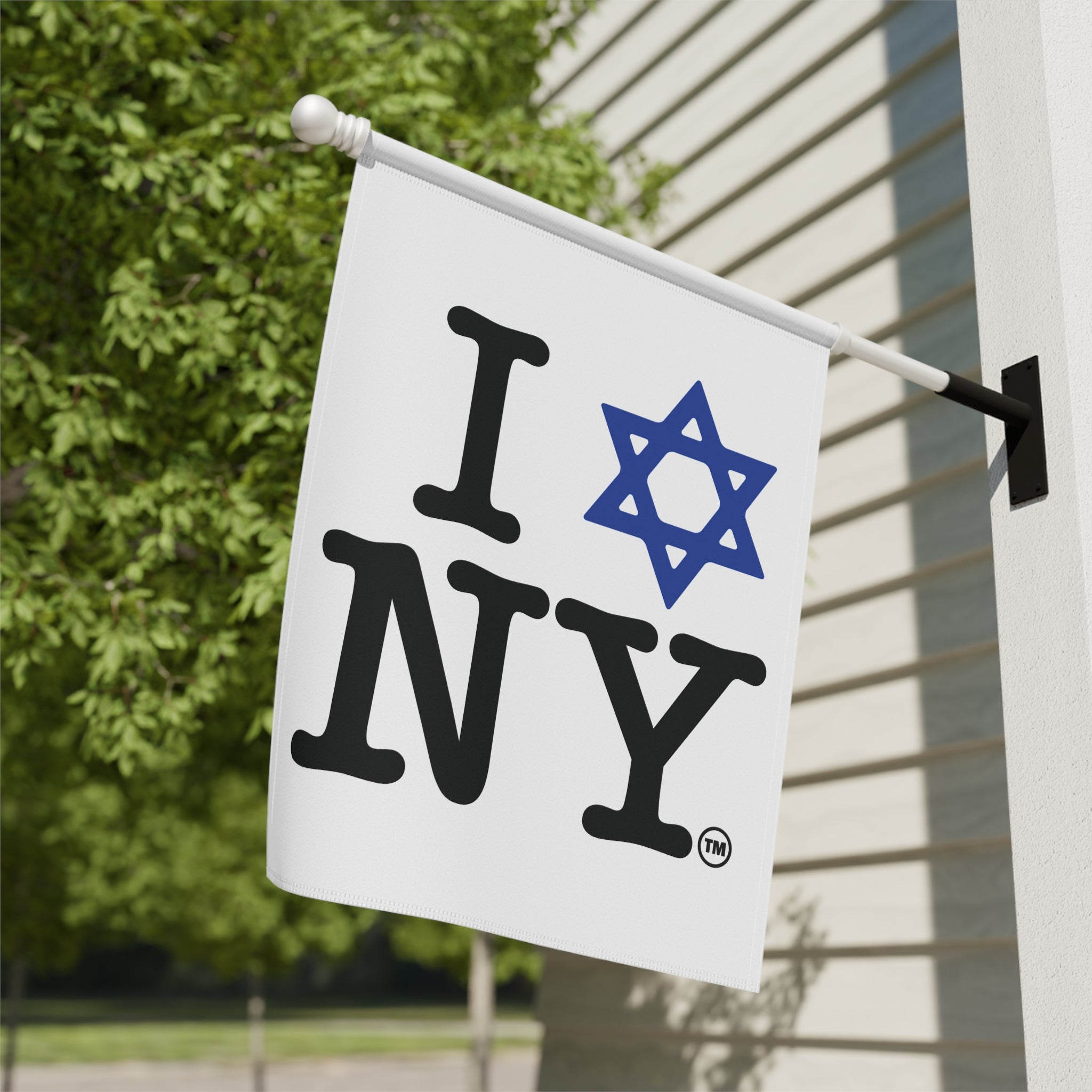 I Love NY Jewish Star Garden & House Banner