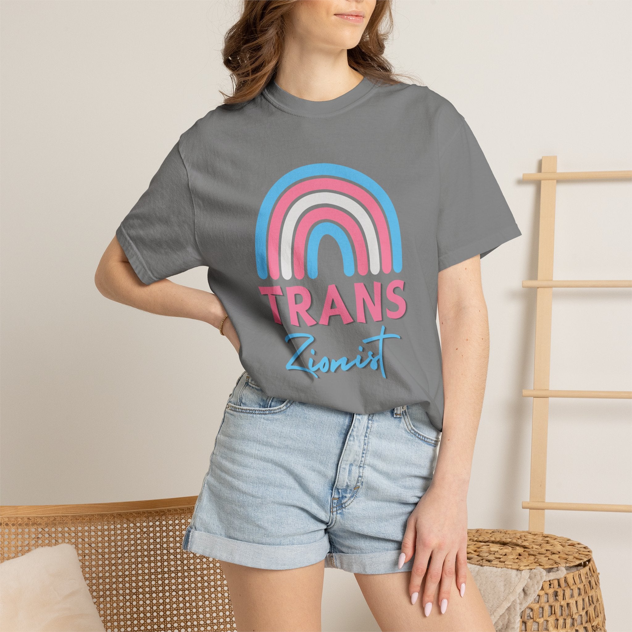 Trans Zion T-Shirt - Rainbow Transgender Pride Tee