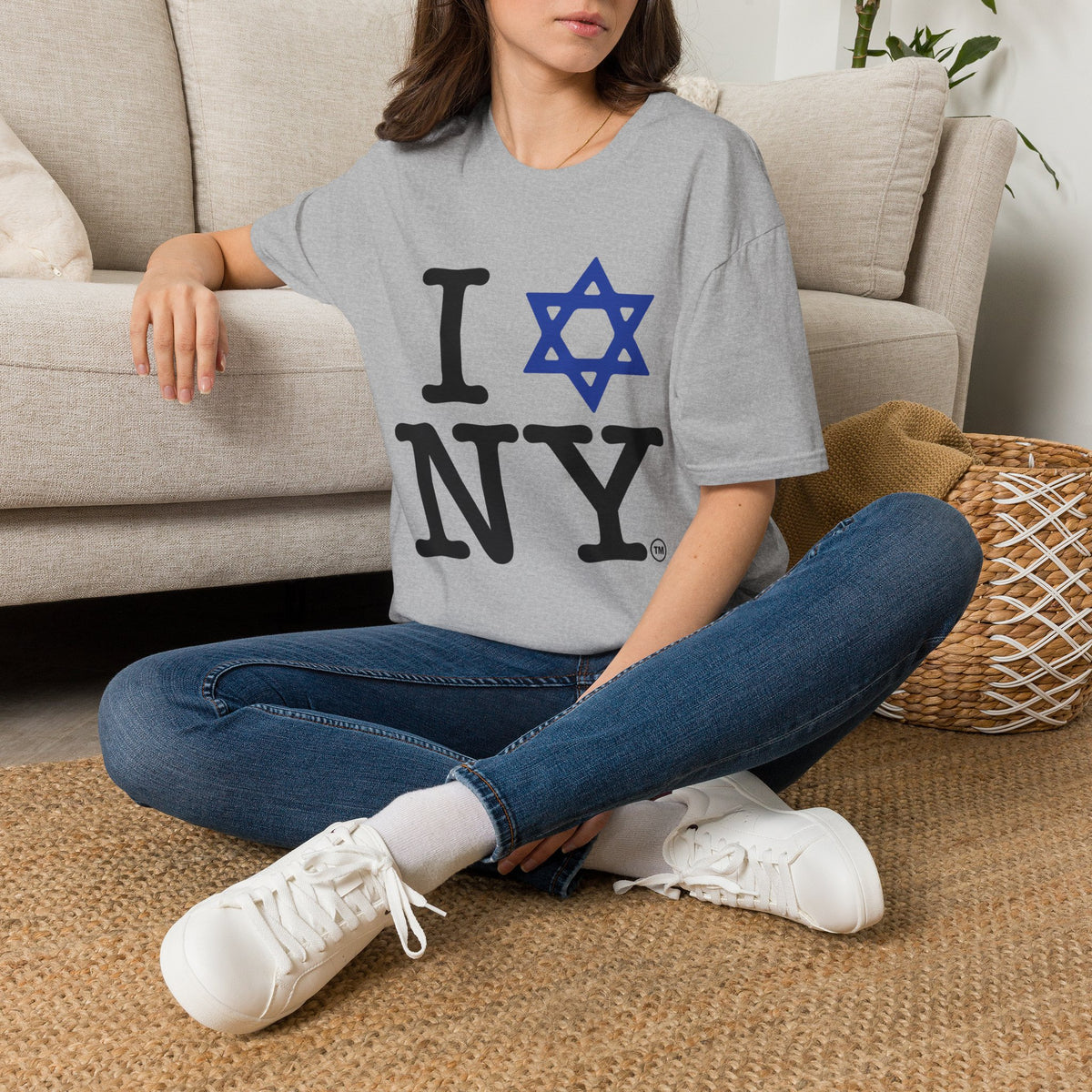 I Love NY Jewish Star Unisex Softstyle T-Shirt